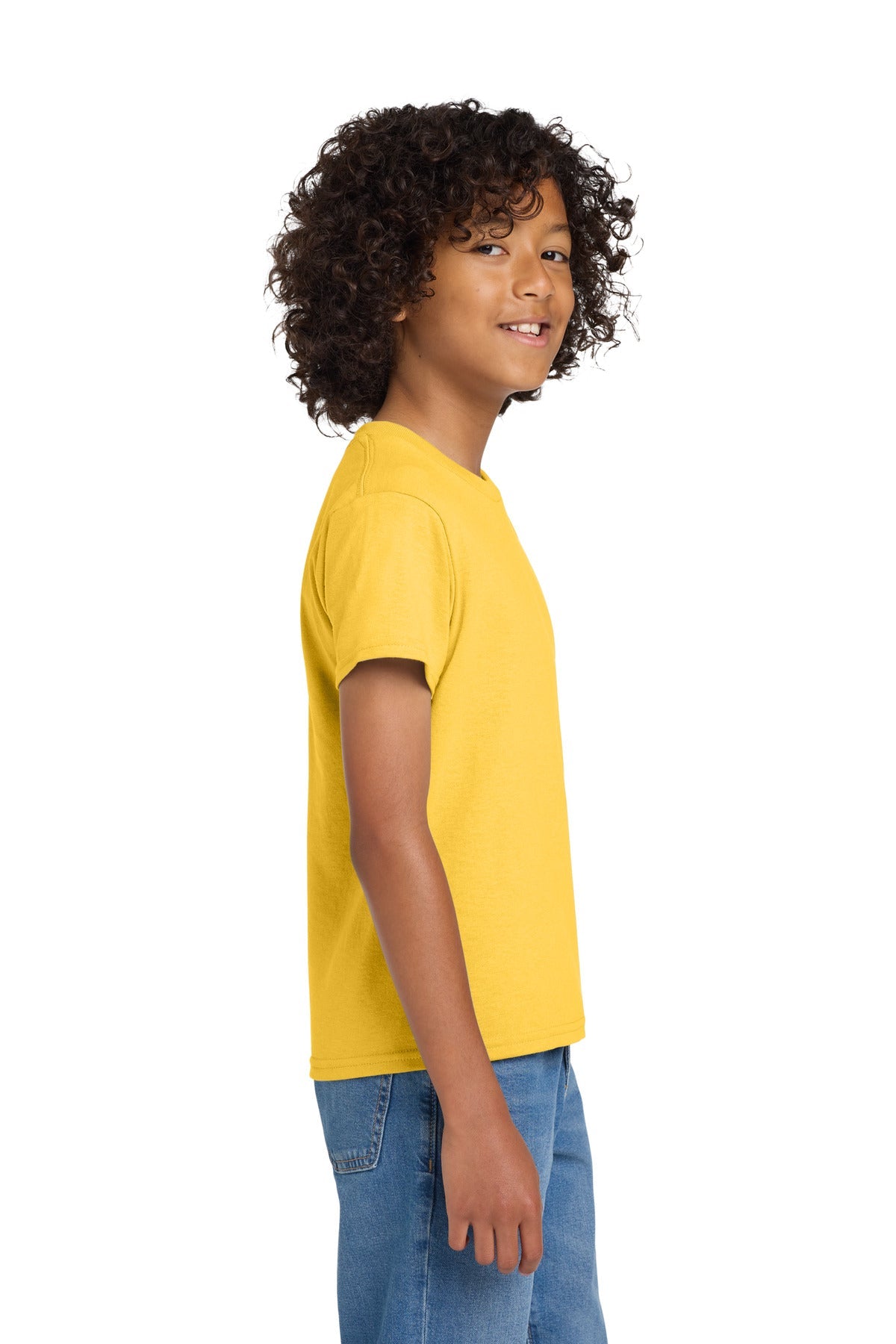 Daisy Gildan Youth DryBlend 50 Cotton/50 Poly T-Shirt. 8000B