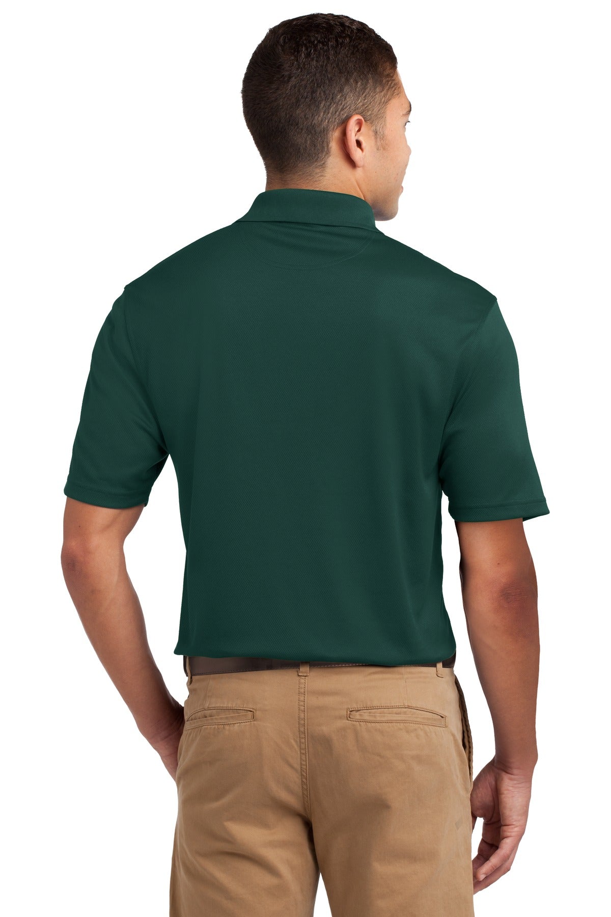Dark Green Sport-Tek Dri-Mesh Polo. K469