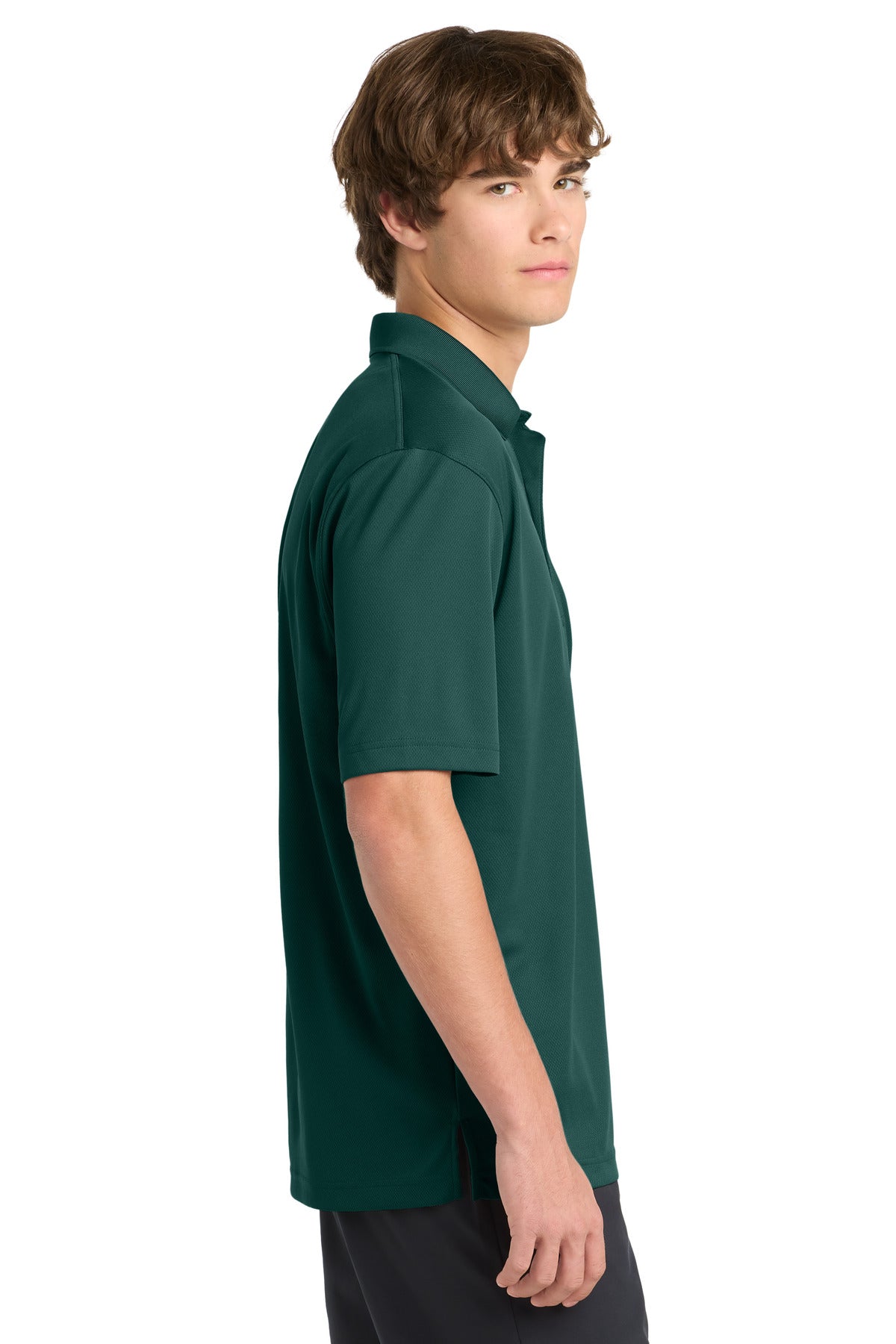 Dark Green Sport-Tek Dri-Mesh Polo. K469