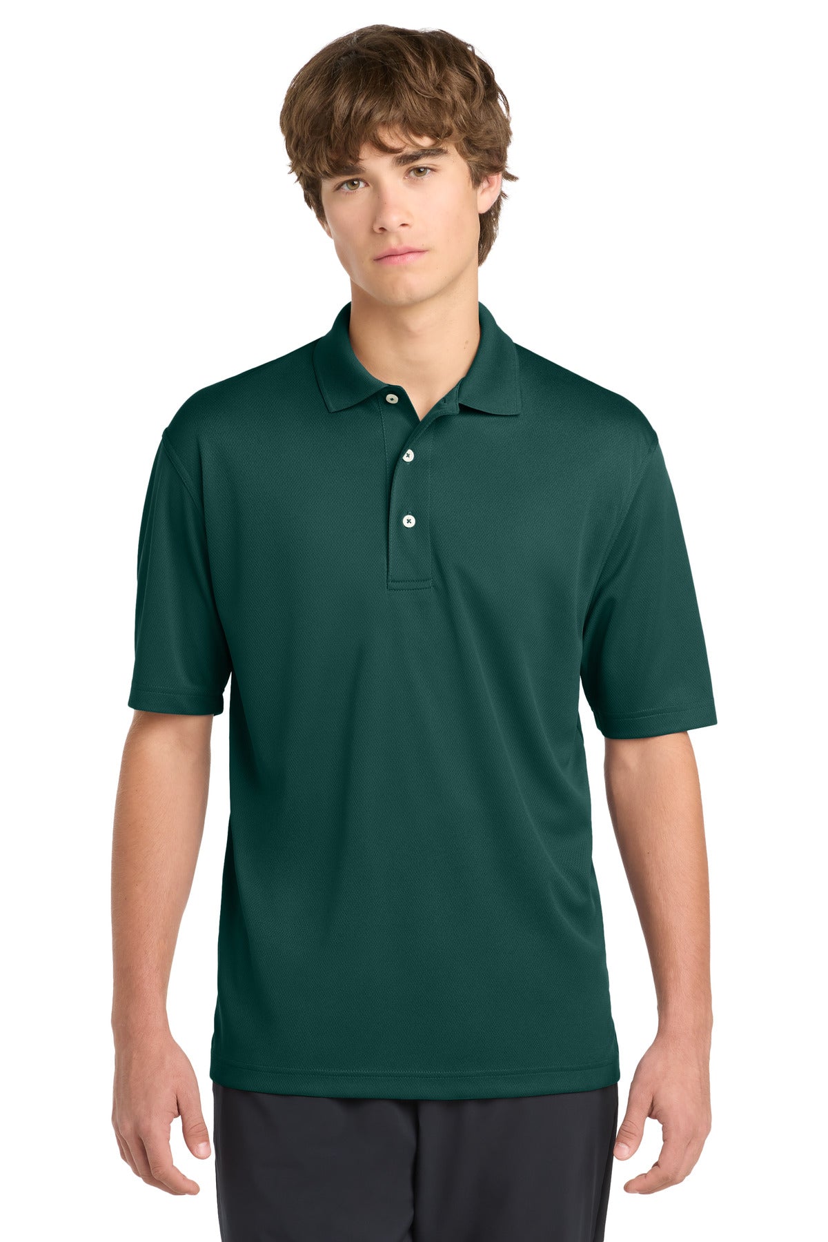 Dark Green Sport-Tek Dri-Mesh Polo. K469