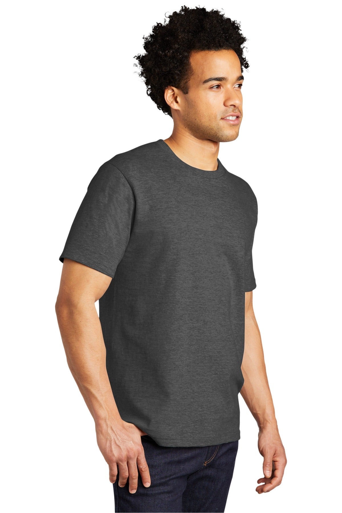 Dark Hthr Grey Port & Co Bouncer Tee PC600