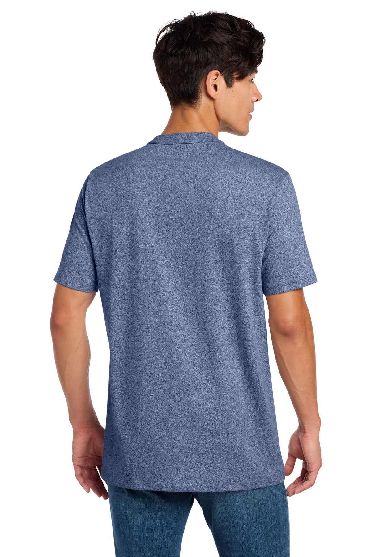 Dark Royal Tws New Era Heritage Blend Crew Tee. NEA100
