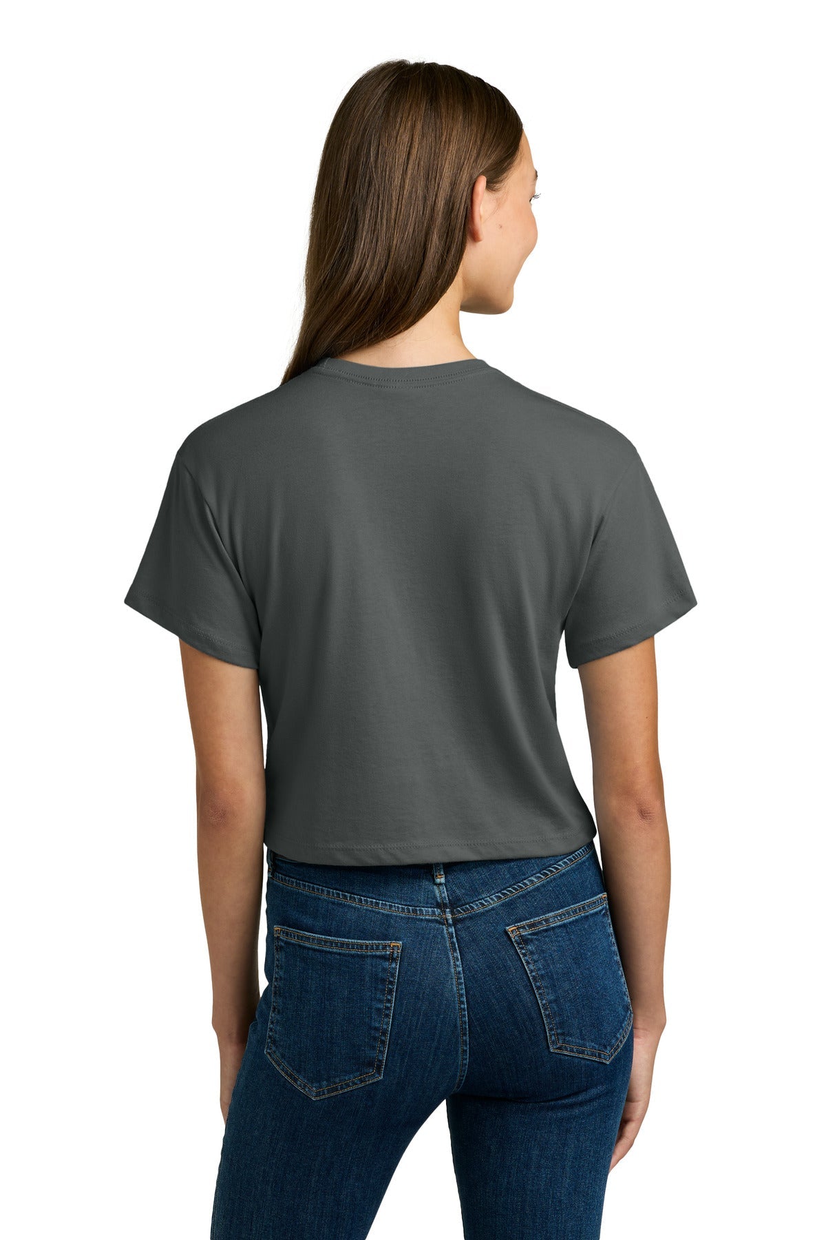 DarkGray Next Level Apparel Women's Ideal Crop Top NL1580