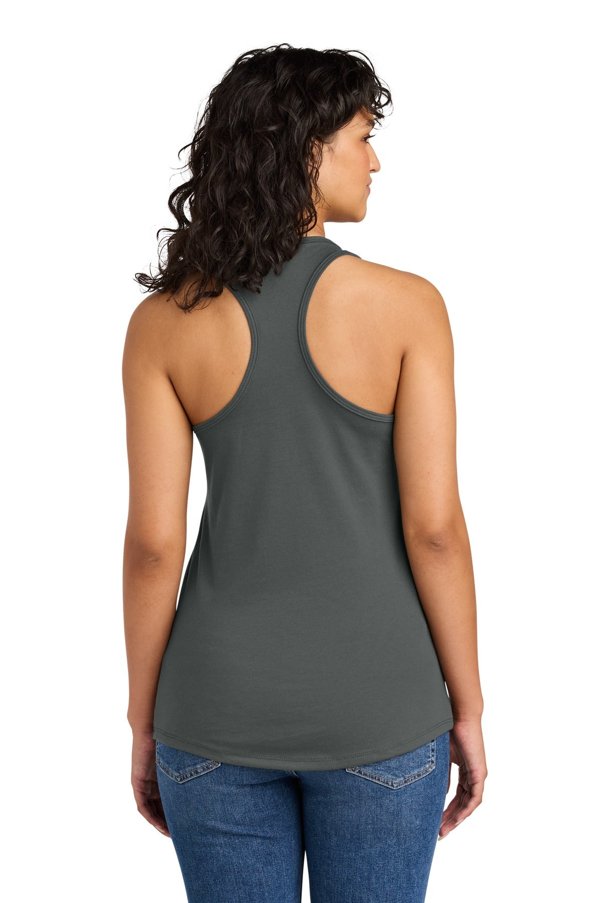 DarkGray Next Level Apparel Women's Ideal Racerback Tank NL1533