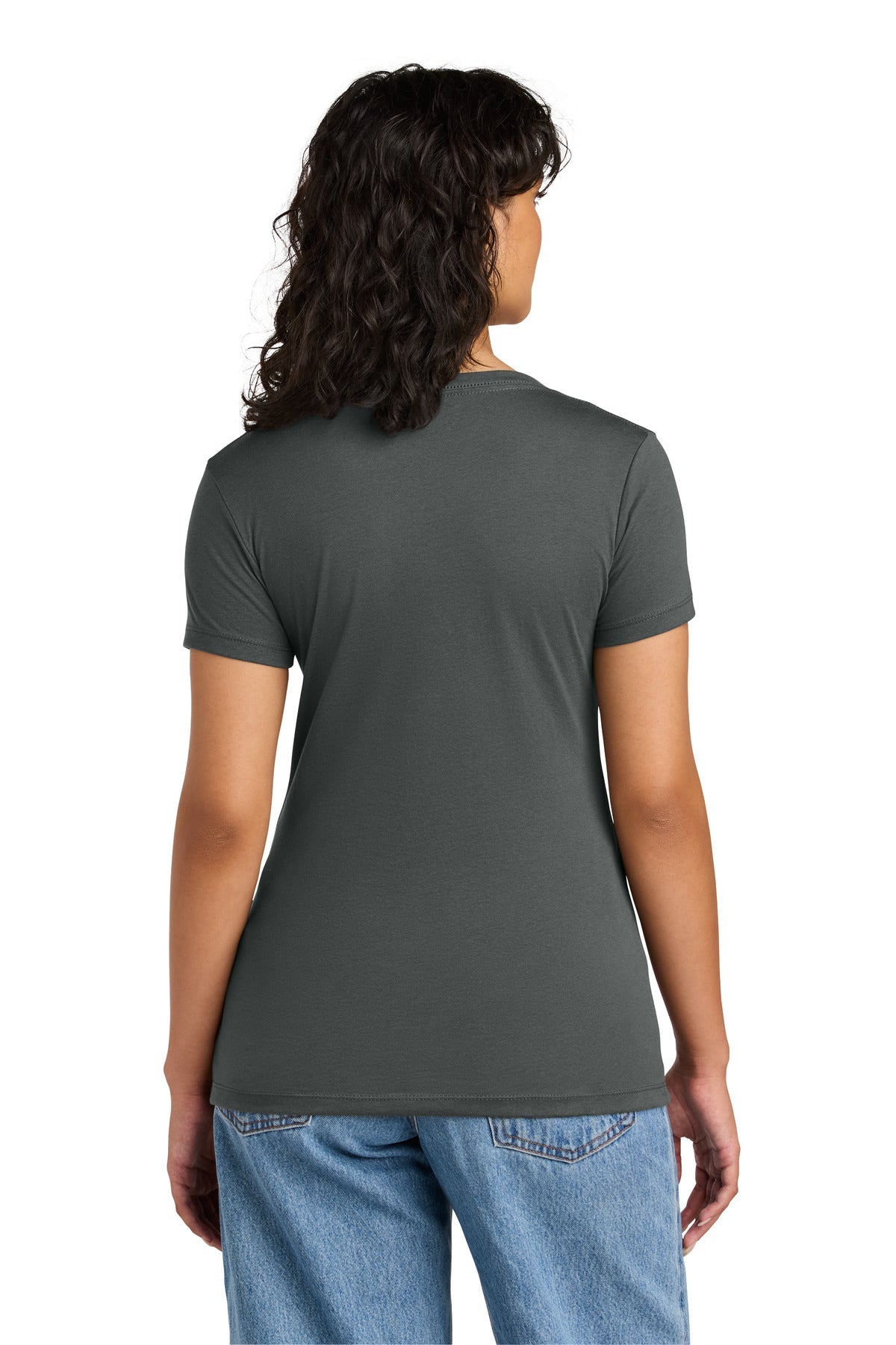 DarkGray Next Level Apparel Women's Ideal V-Neck Tee NL1540
