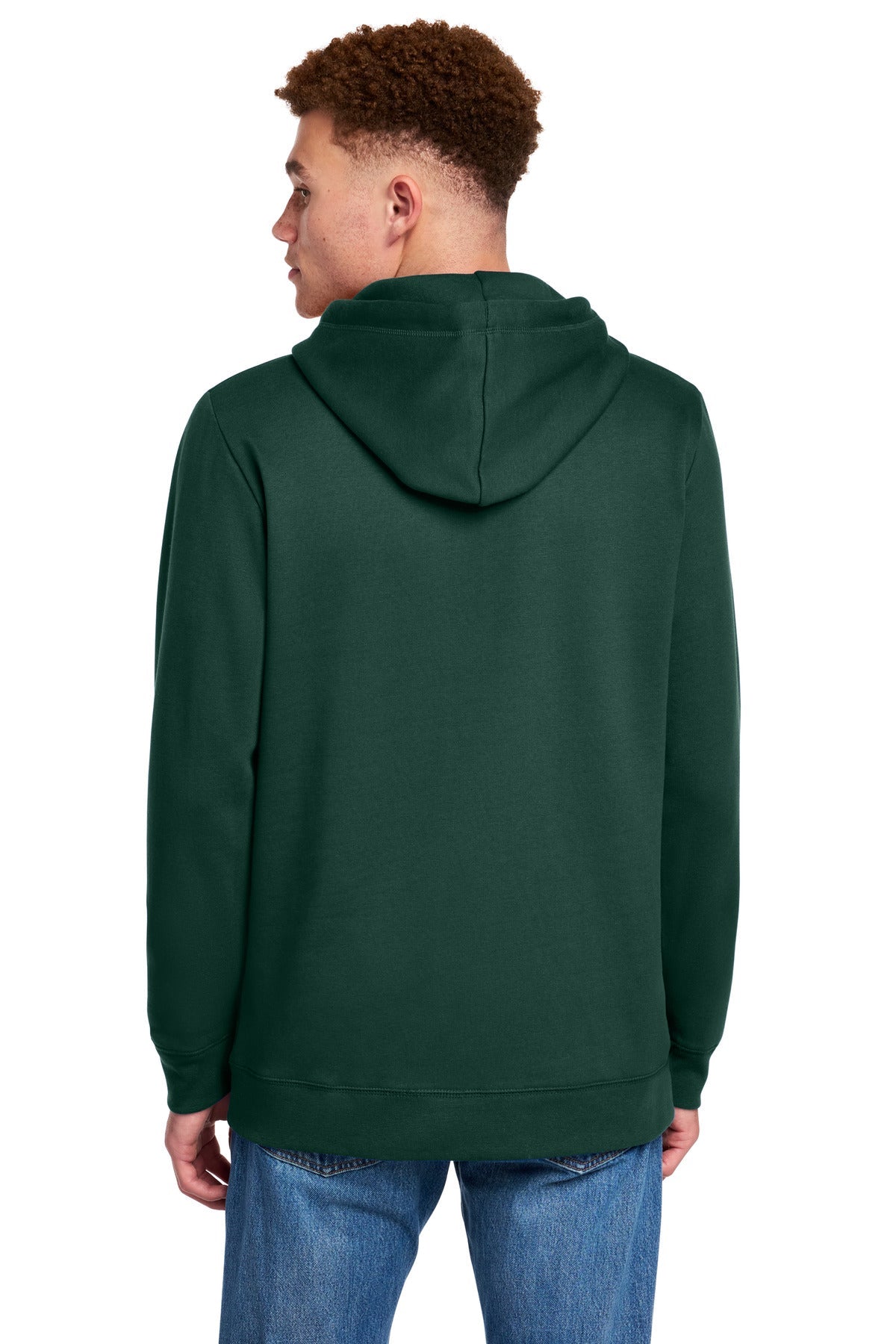DarkGreen New Era Comeback Fleece Pullover Hoodie NEA550