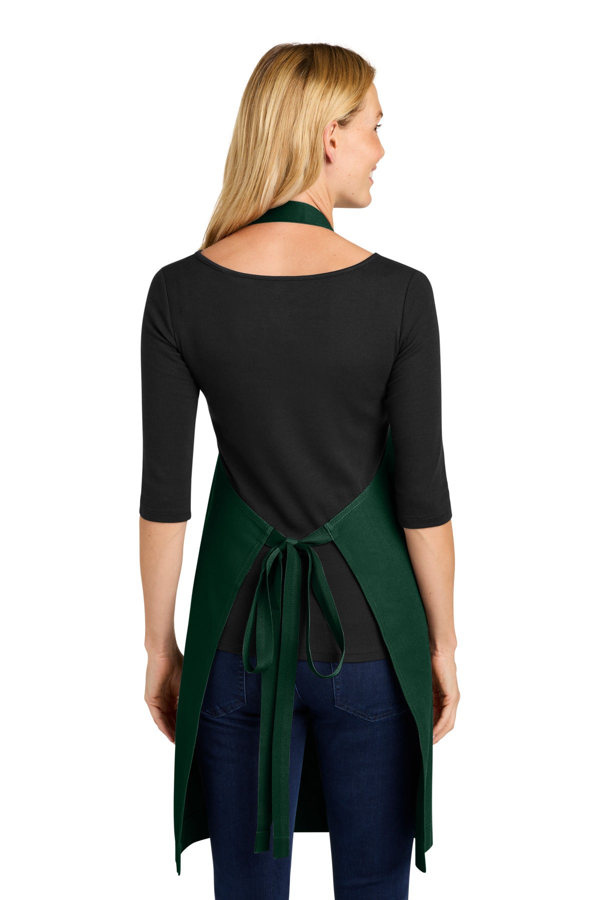 DarkGreen Port Authority Signature Heavy Twill Bib Apron A900