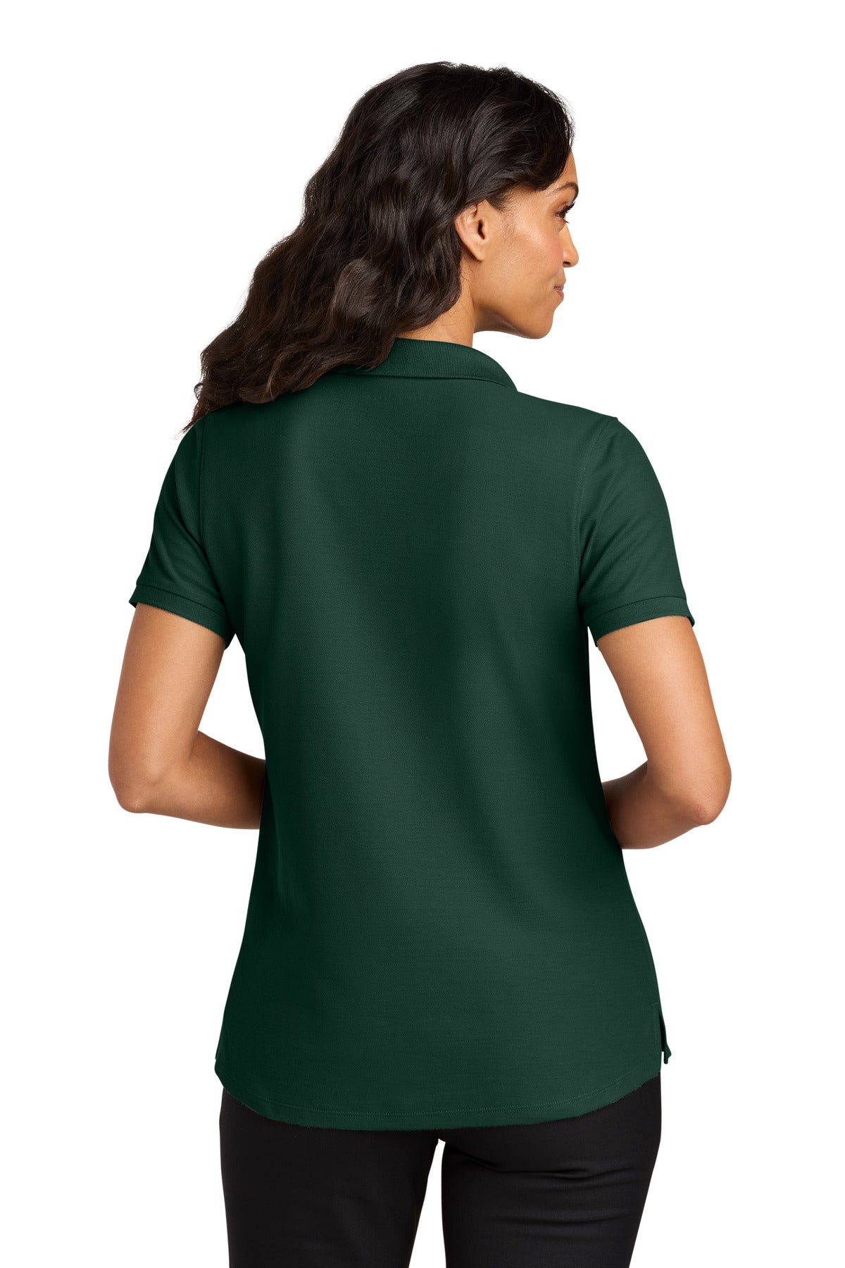 DarkGreen Port Authority Women's Wearever Signature Pique Polo LK200