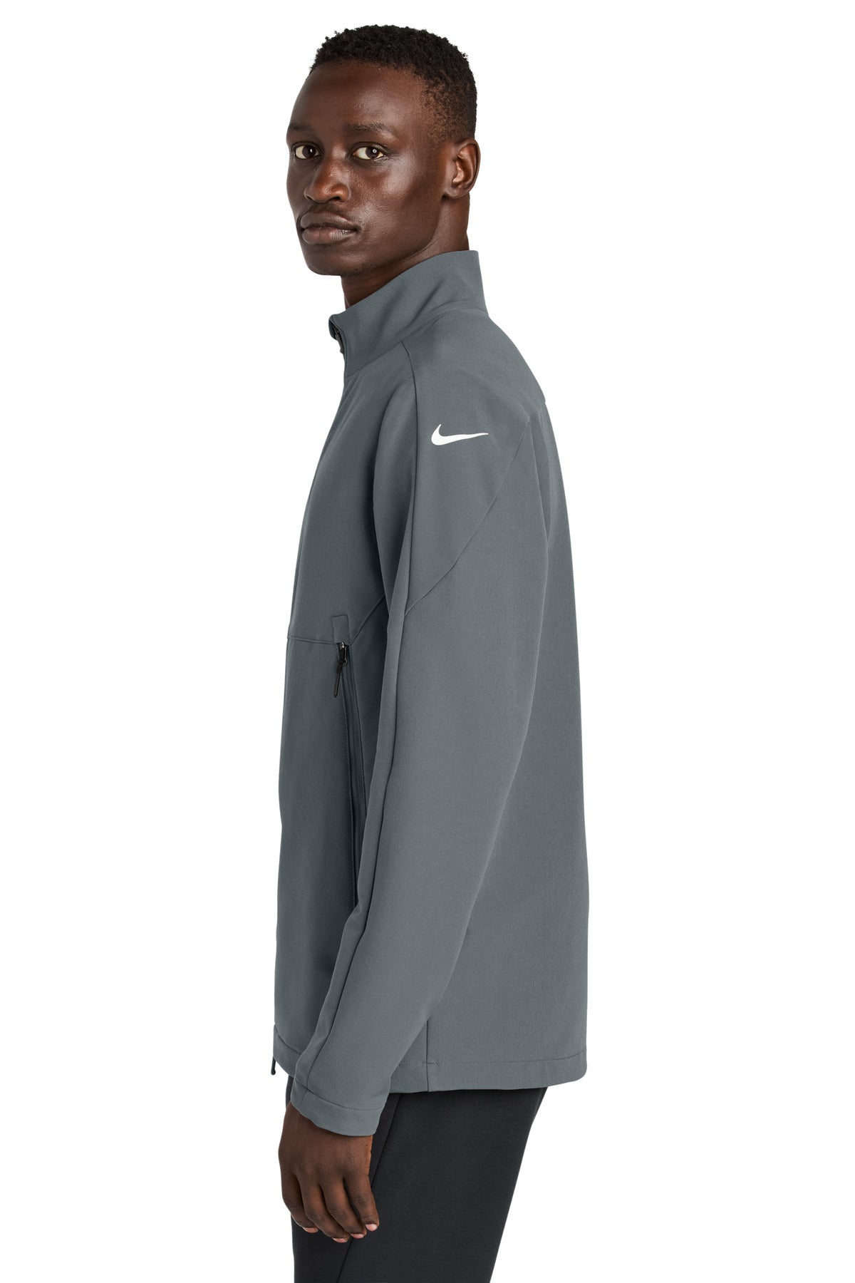 DarkGrey Nike Full-Zip Soft Shell Jacket NKHM7926