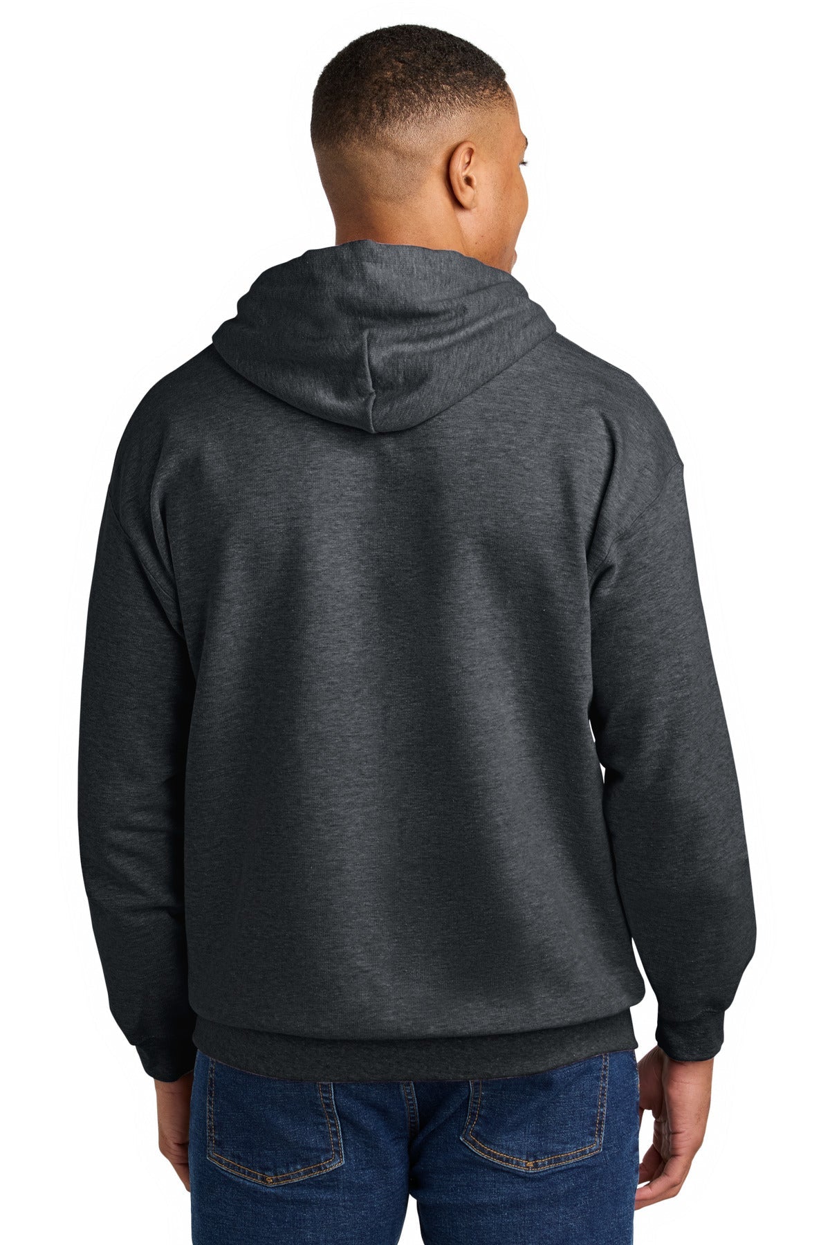 DarkHthr Gildan Softstyle Midweight Pullover Hooded Sweatshirt SF500