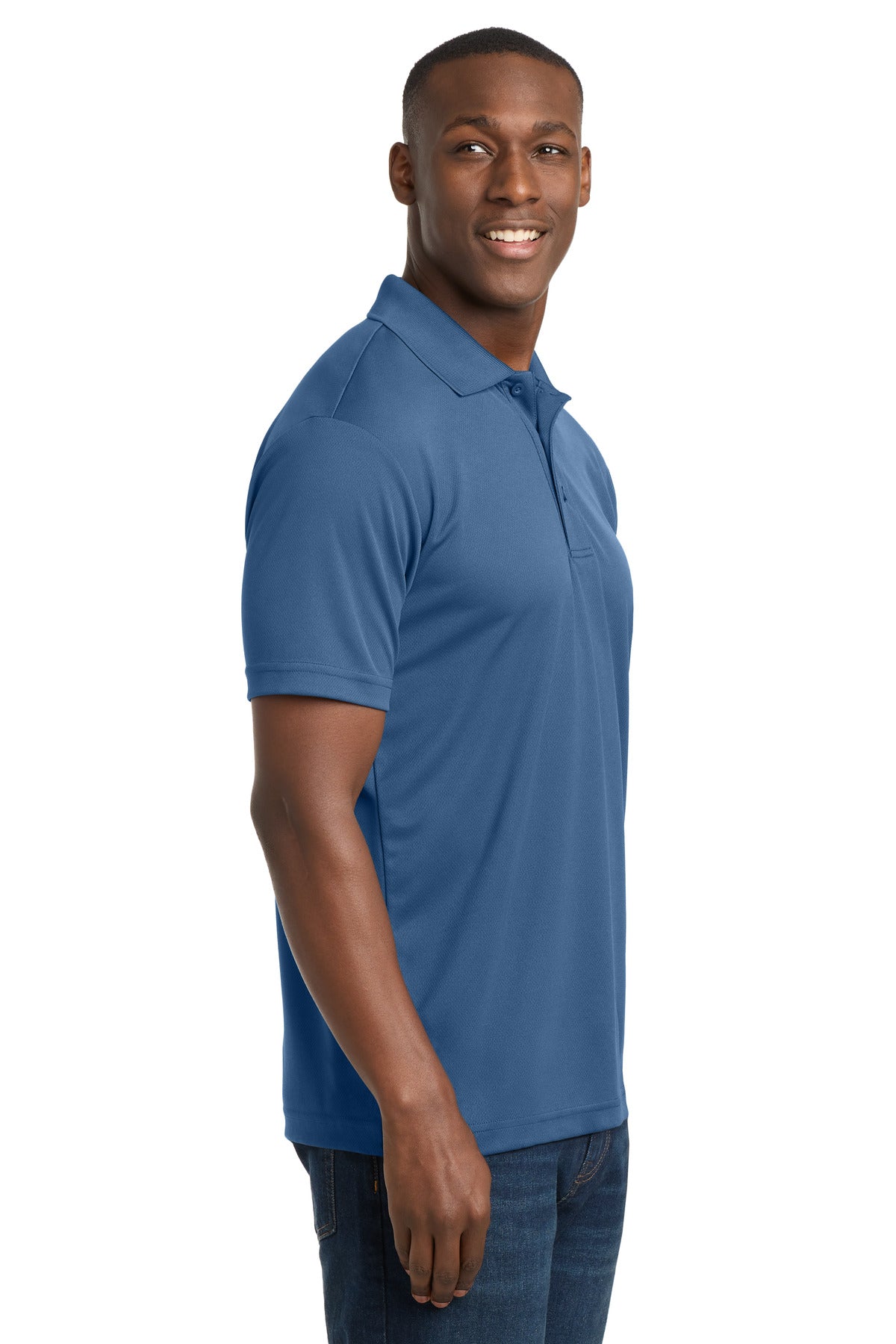 Dawn Blue Sport-Tek PosiCharge RacerMesh Polo. ST640