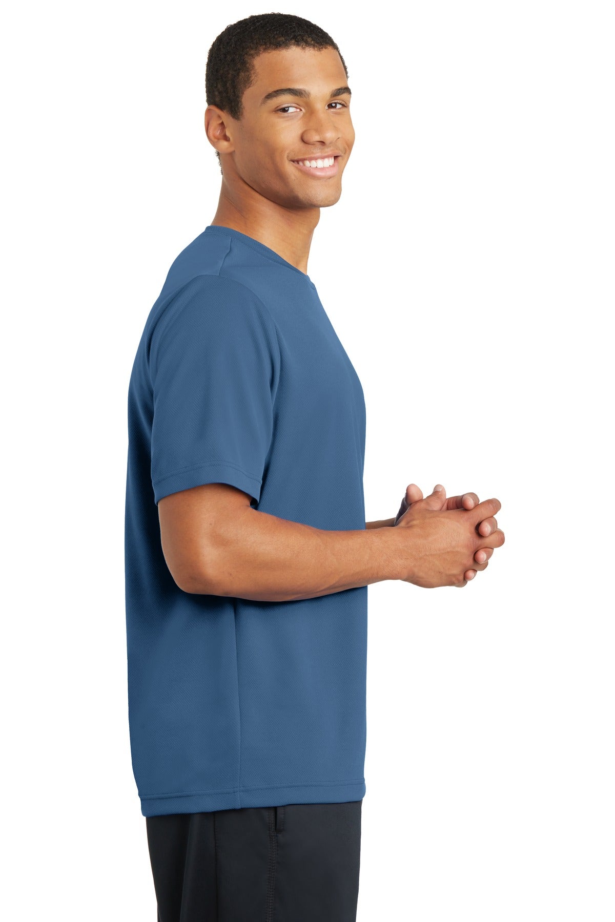 Dawn Blue Sport-Tek PosiCharge RacerMesh Tee. ST340