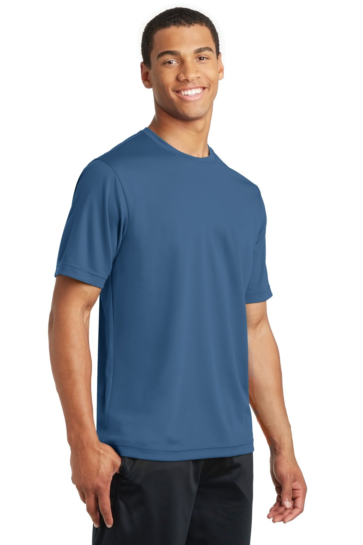 Dawn Blue Sport-Tek PosiCharge RacerMesh Tee. ST340