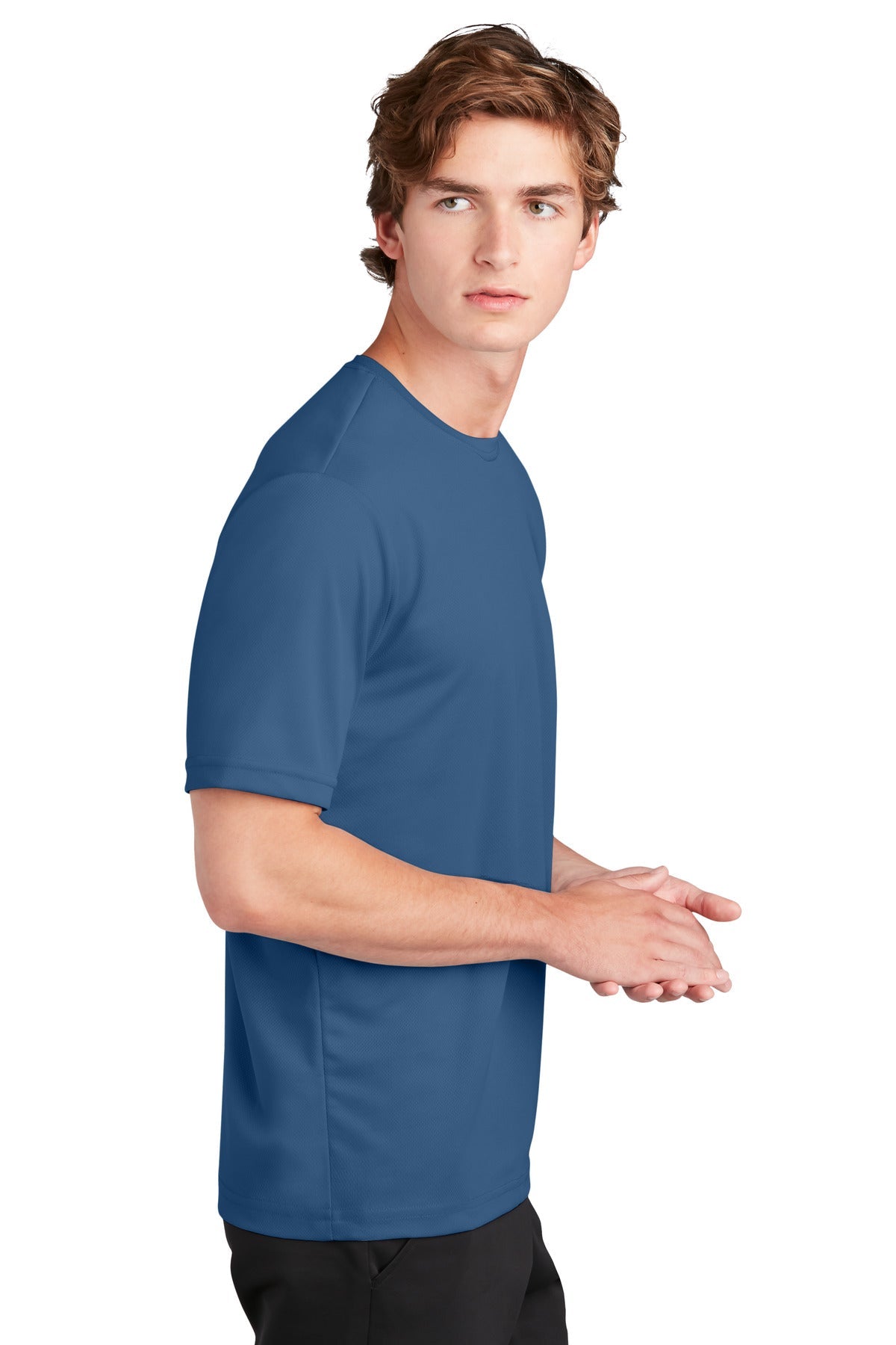 Dawn Blue Sport-Tek PosiCharge RacerMesh Tee. ST340