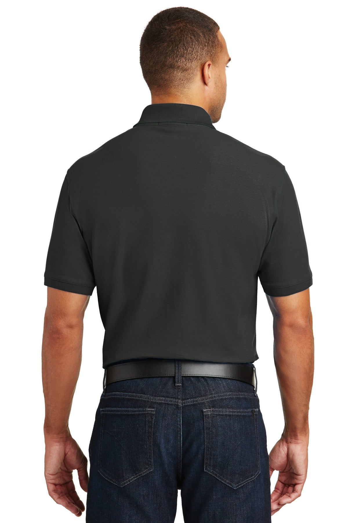 Deep Black Port Authority Core Classic Pique Polo. K100