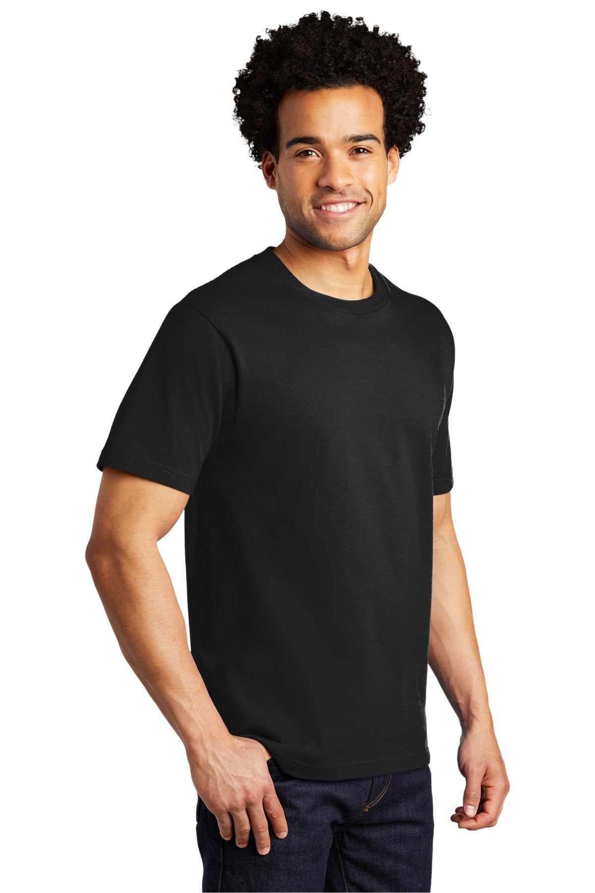 Deep Black Port & Co Bouncer Tee PC600