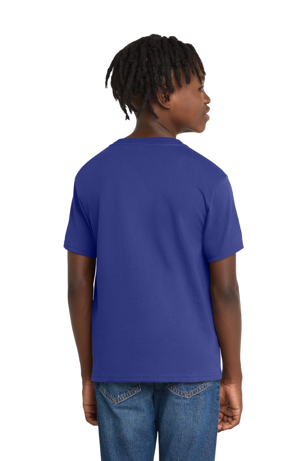 Deep Marine Port & Co Youth Essential Tee. PC61Y