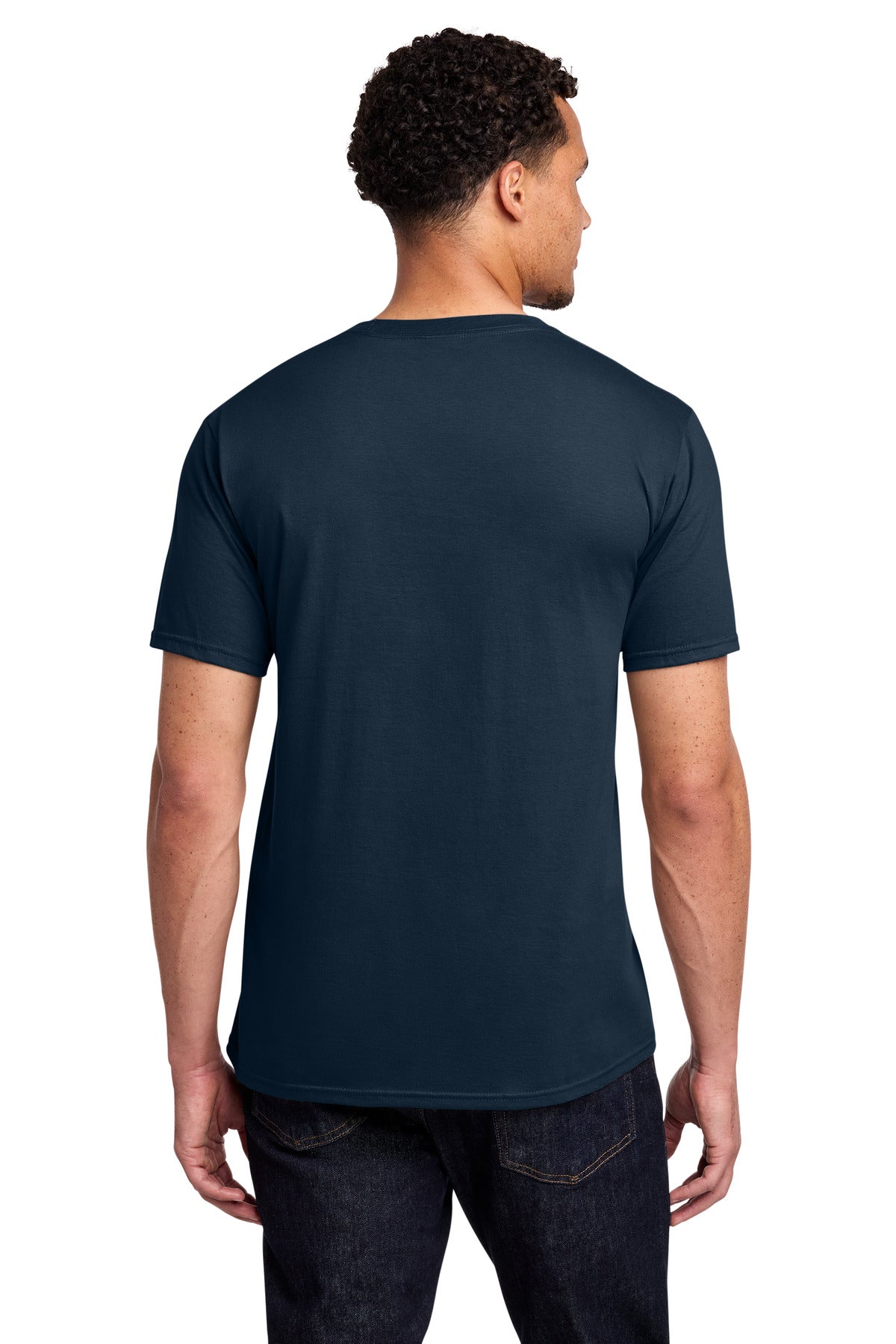 Deep Navy Port & Co Fan Favorite Tee. PC450