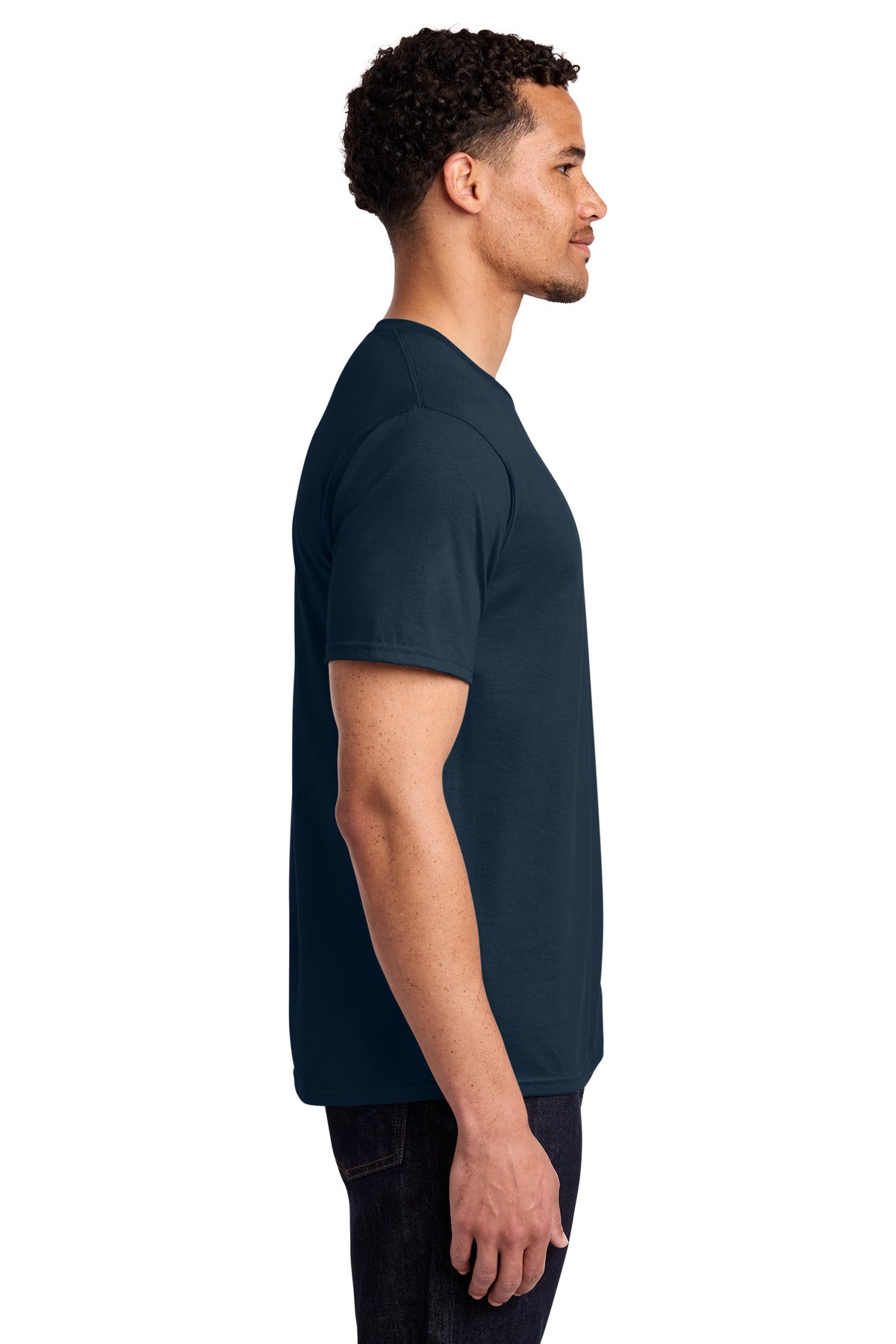 Deep Navy Port & Co Fan Favorite Tee. PC450