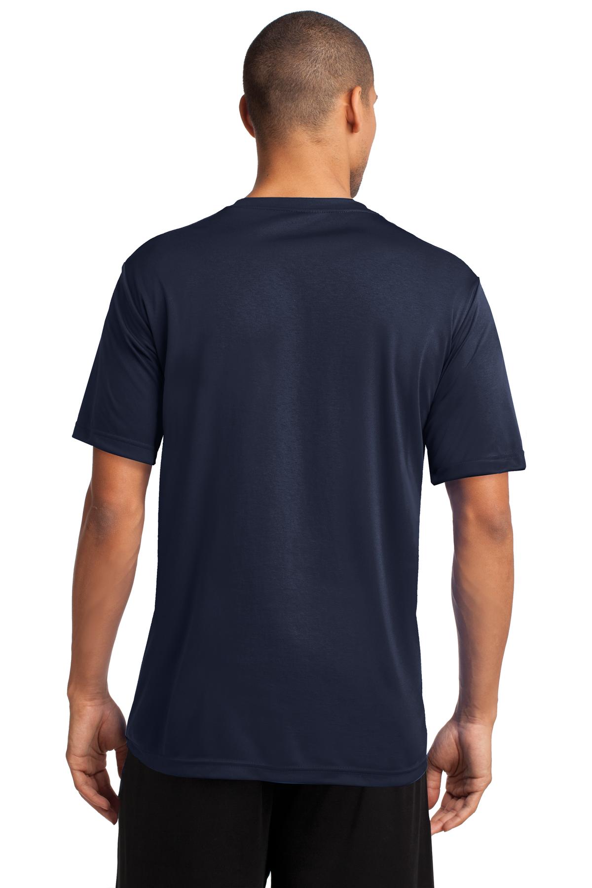 Deep Navy Port & Co Performance Tee. PC380
