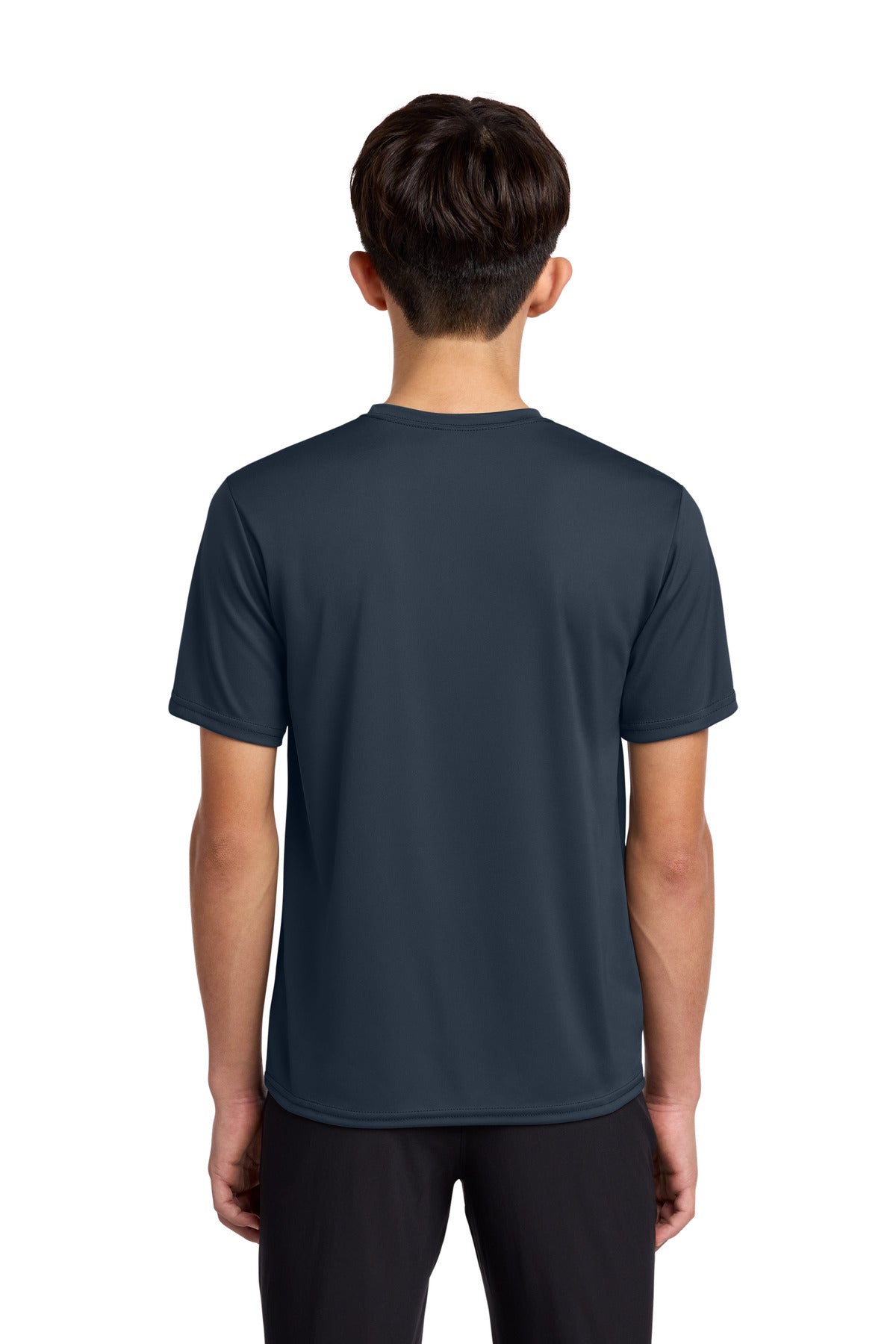 Deep Navy Port & Co Youth Performance Tee. PC380Y