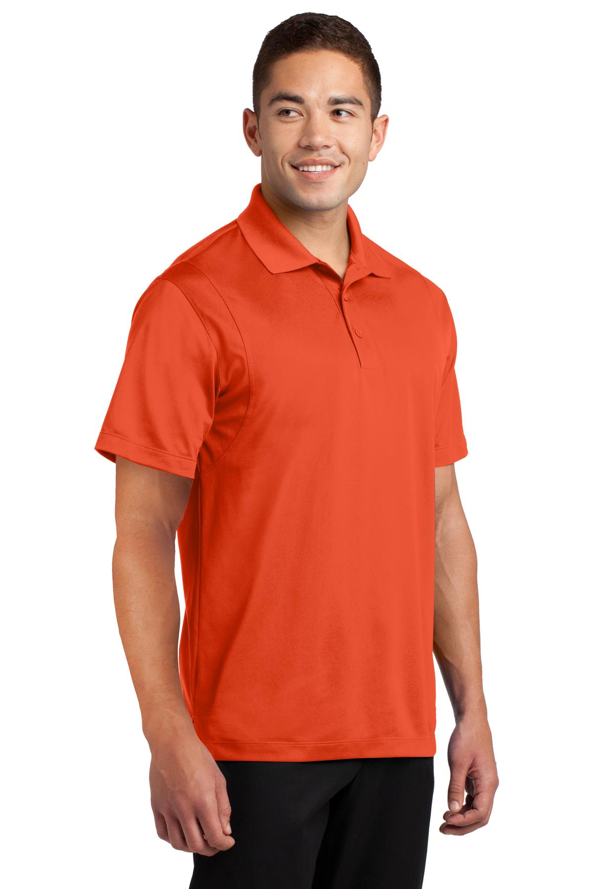 Deep Orange Sport-Tek Micropique Sport-Wick Polo. ST650