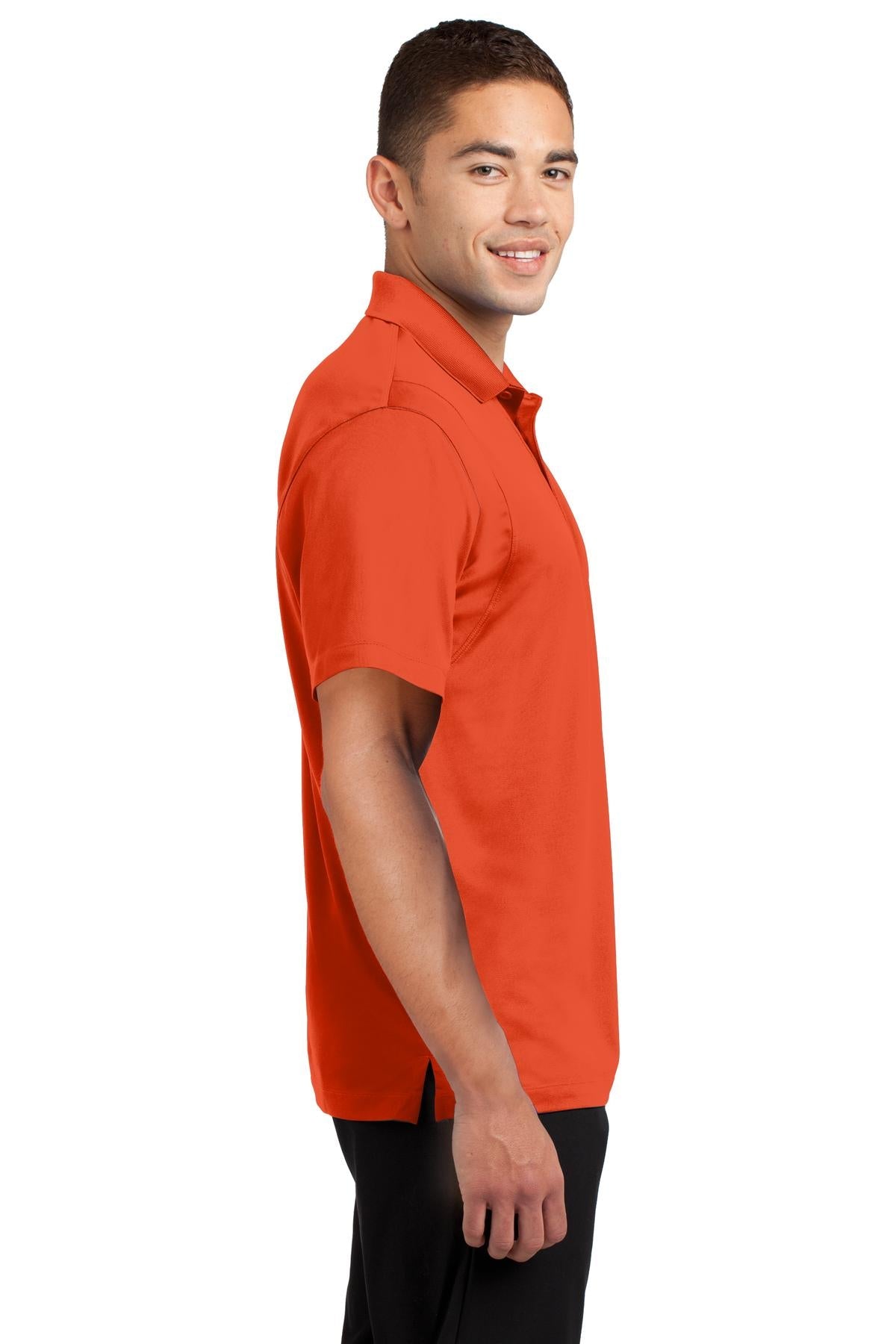 Deep Orange Sport-Tek Micropique Sport-Wick Polo. ST650