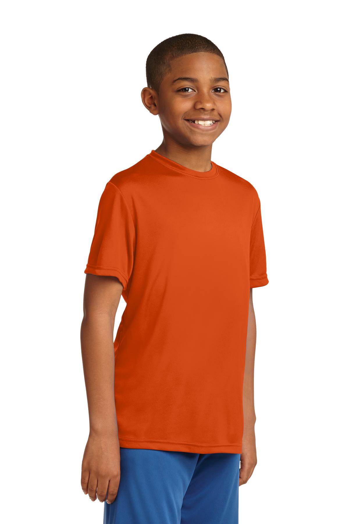 Deep Orange Sport-Tek Youth PosiCharge Competitor Tee. YST350