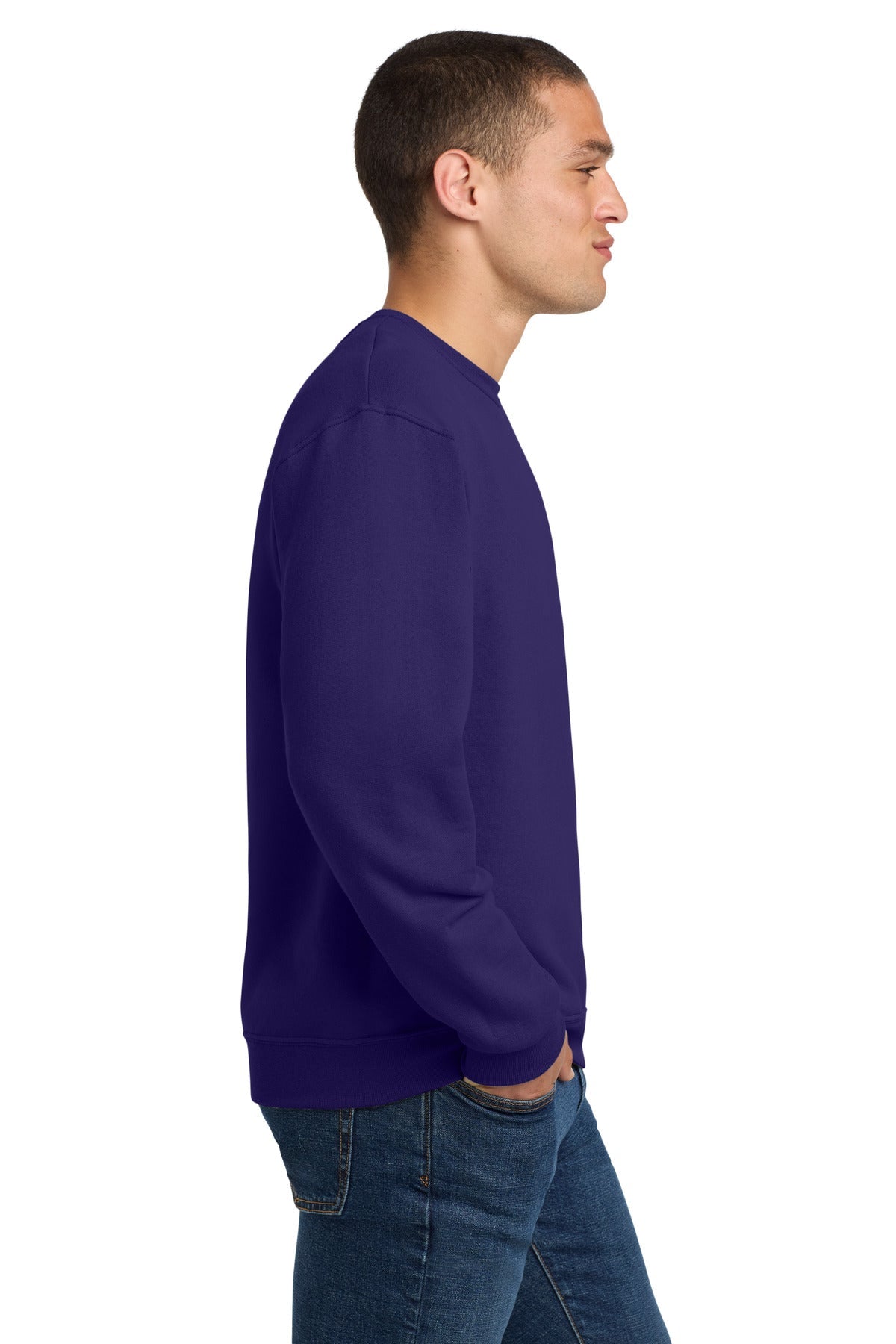 Deep Purple Jerzees - NuBlend Crewneck Sweatshirt. 562M