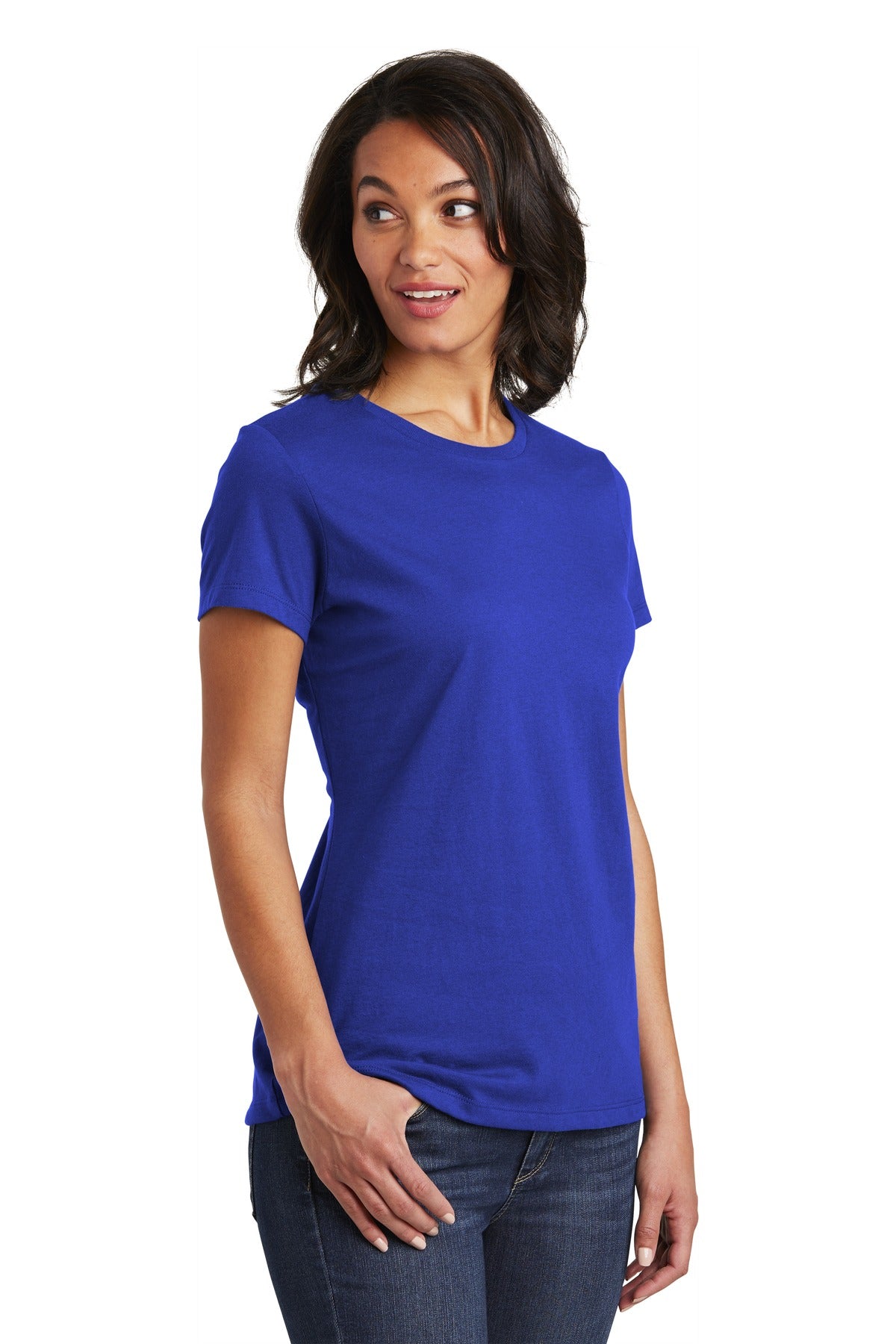 Deep Royal District Women's Very Important Tee . DT6002