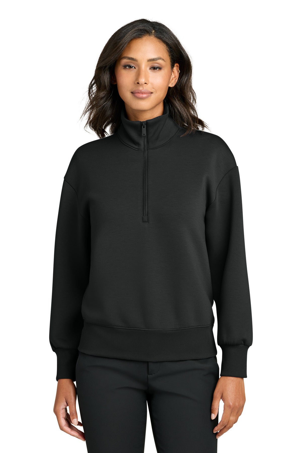 DeepBlack Mercer+Mettle Women's Soft Spacer 1/4-Zip MM3101