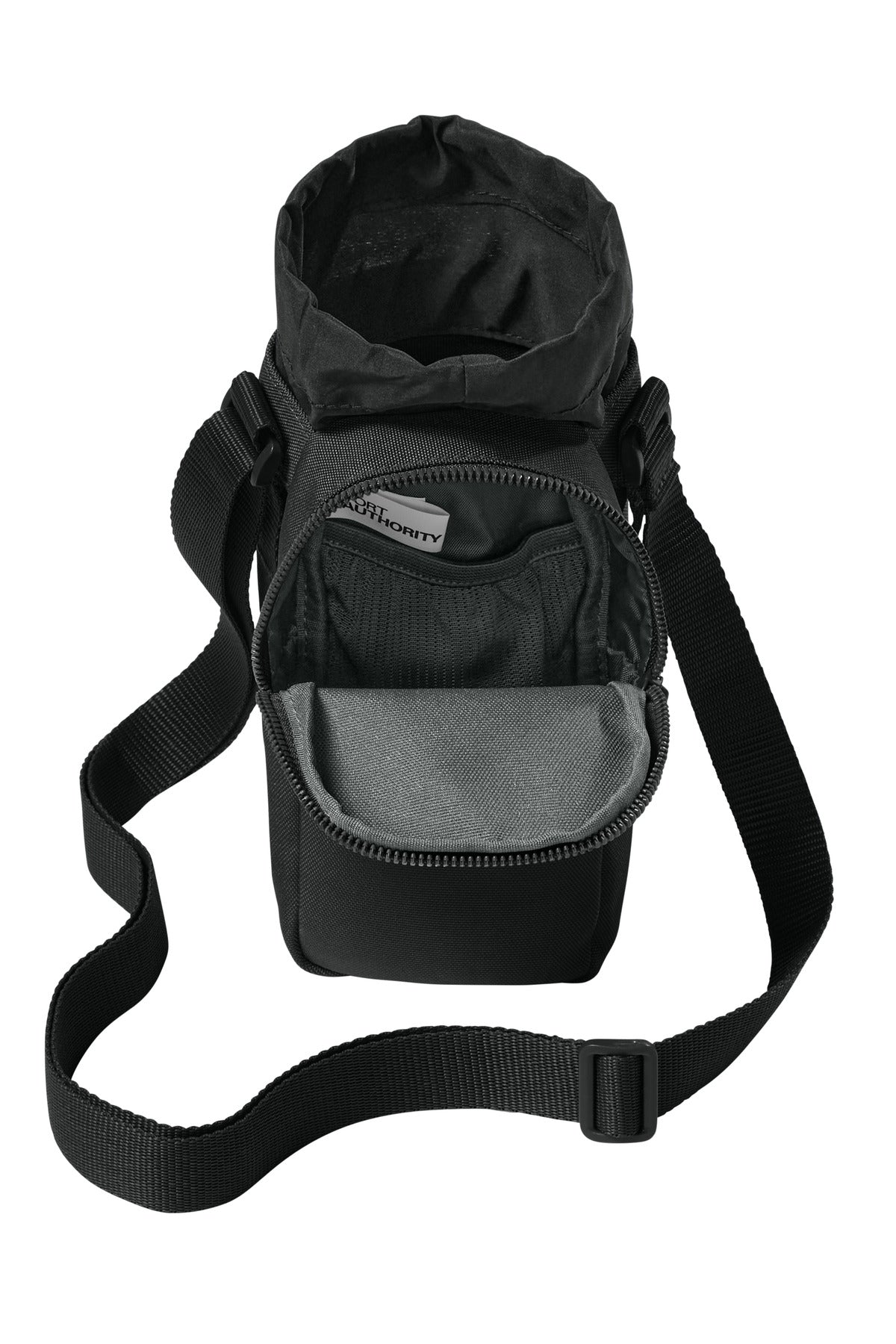 DeepBlack Port Authority Matte Oxford Hydration Crossbody BG941