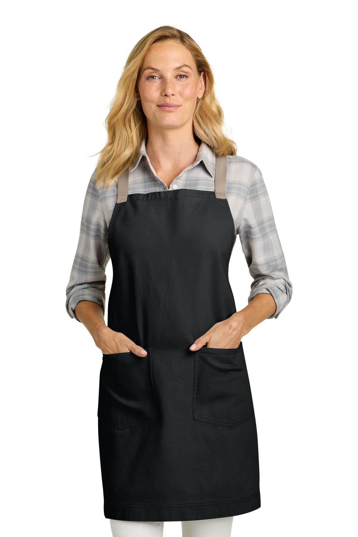 DeepBlack Port Authority Signature Heavy Twill Crossback Apron A902
