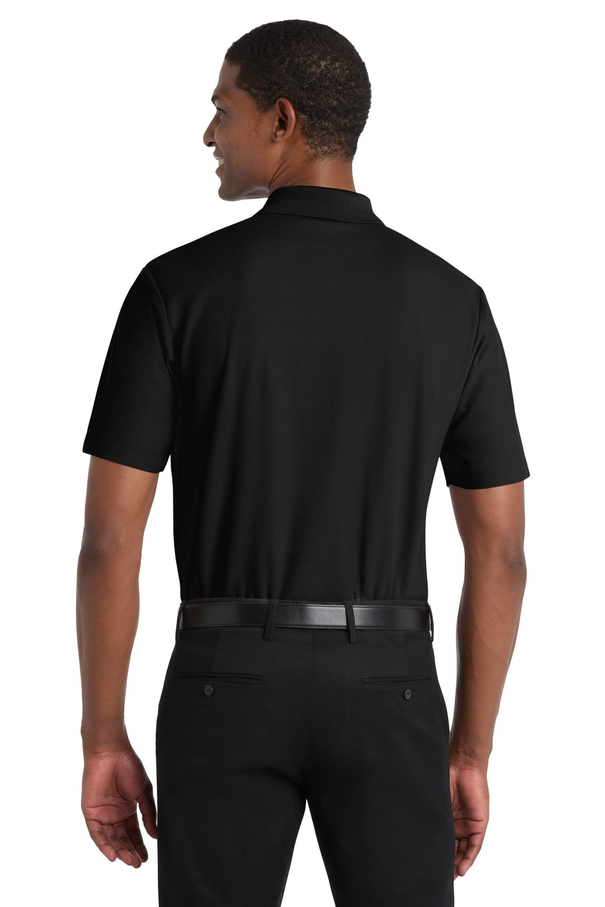 DeepBlack Port Authority SuperPro React Polo. K810