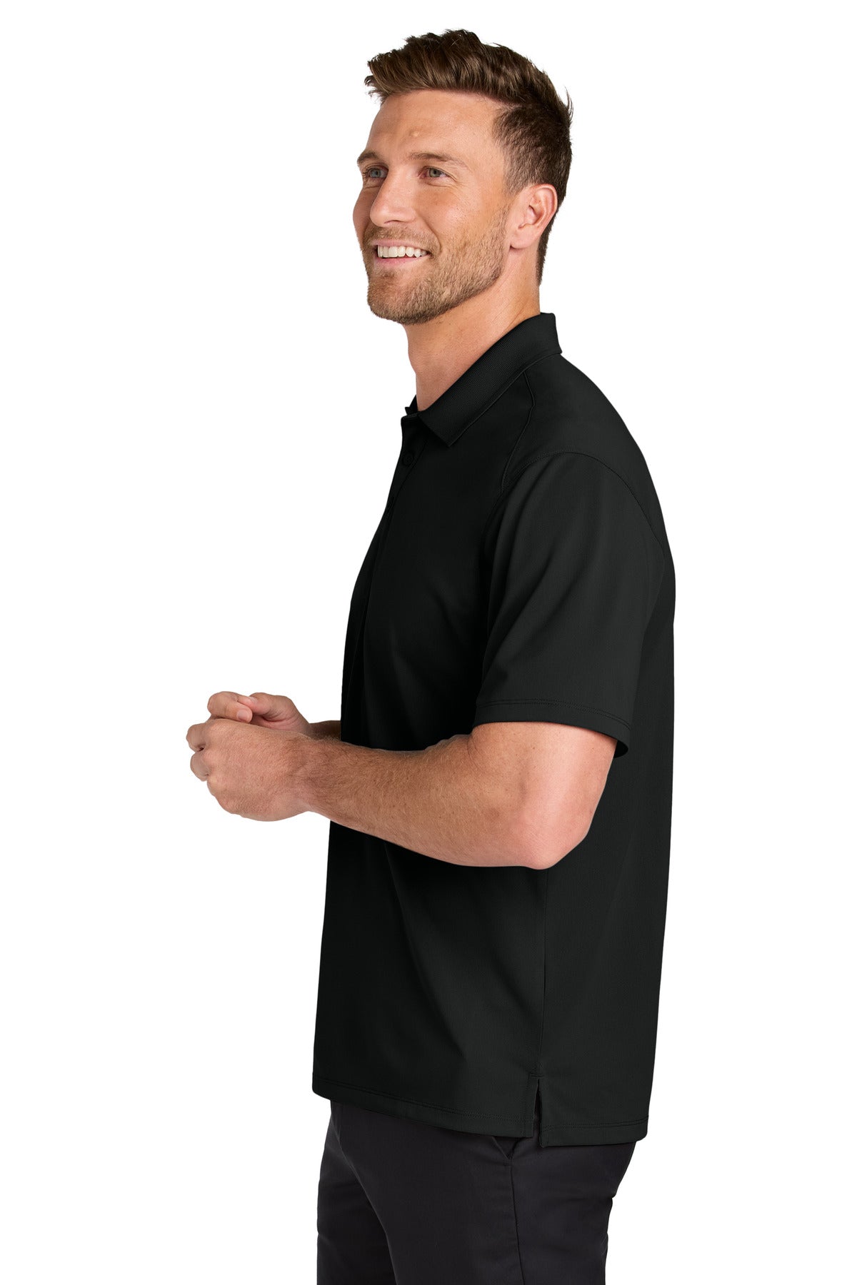 DeepBlack Port Authority Wearever Performance Pique Polo K240