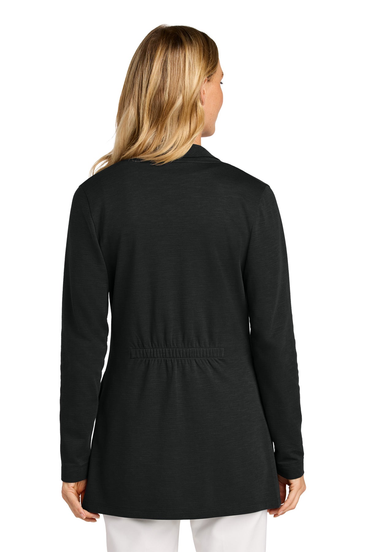 DeepBlack Port Authority Women's Breakwater Open Cardigan LK820