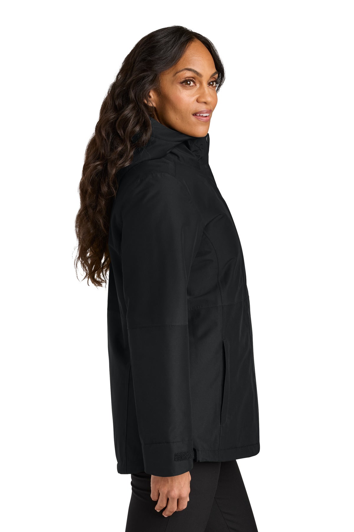 DeepBlack Port Authority Women's Insulated Heavy Ripstop Jacket L721