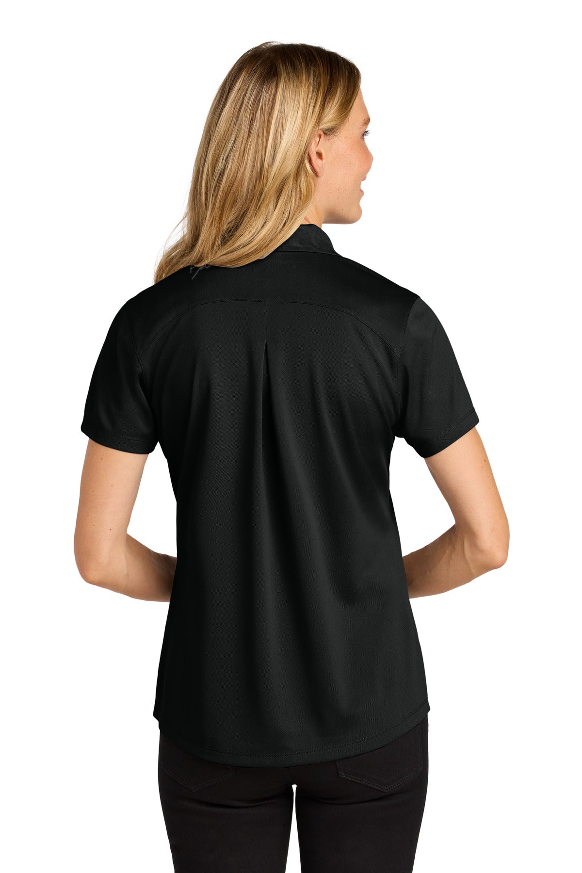 DeepBlack Port Authority Women's Wearever Performance Pique Polo LK240