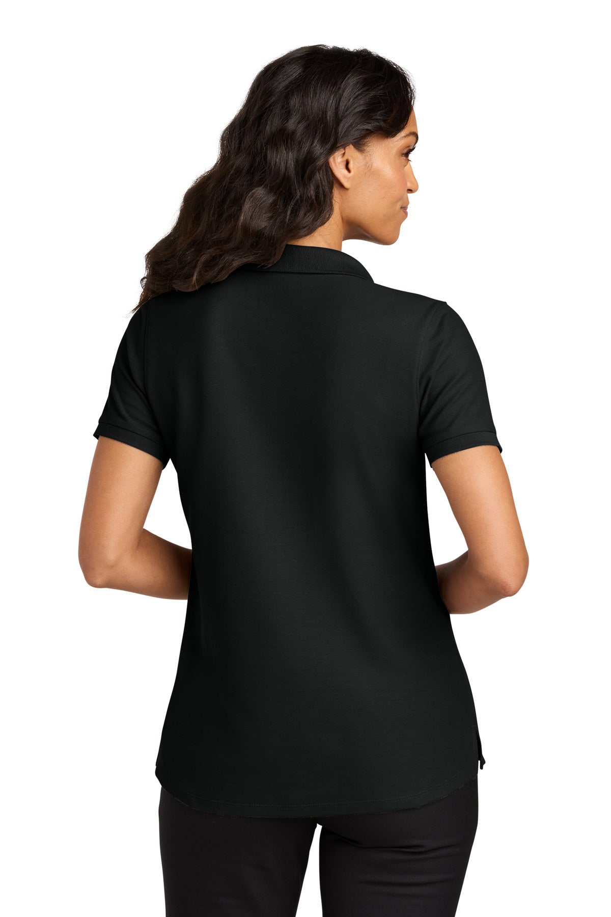 DeepBlack Port Authority Women's Wearever Signature Pique Polo LK200