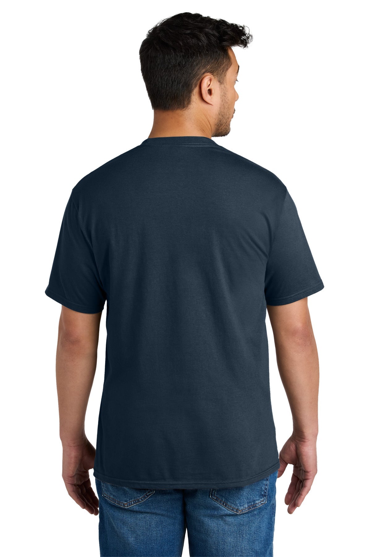 DeepNavy Port & Co CVC Tee PC340
