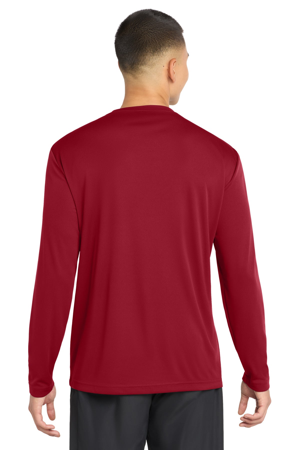 DeepRed Sport-Tek Long Sleeve PosiCharge Competitor Tee. ST350LS