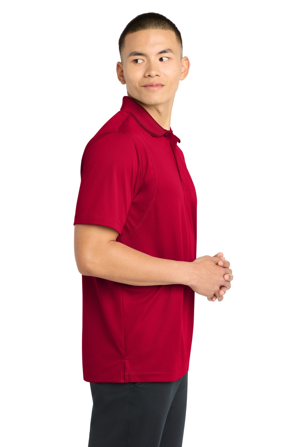 DeepRed Sport-Tek Micropique Sport-Wick Polo. ST650