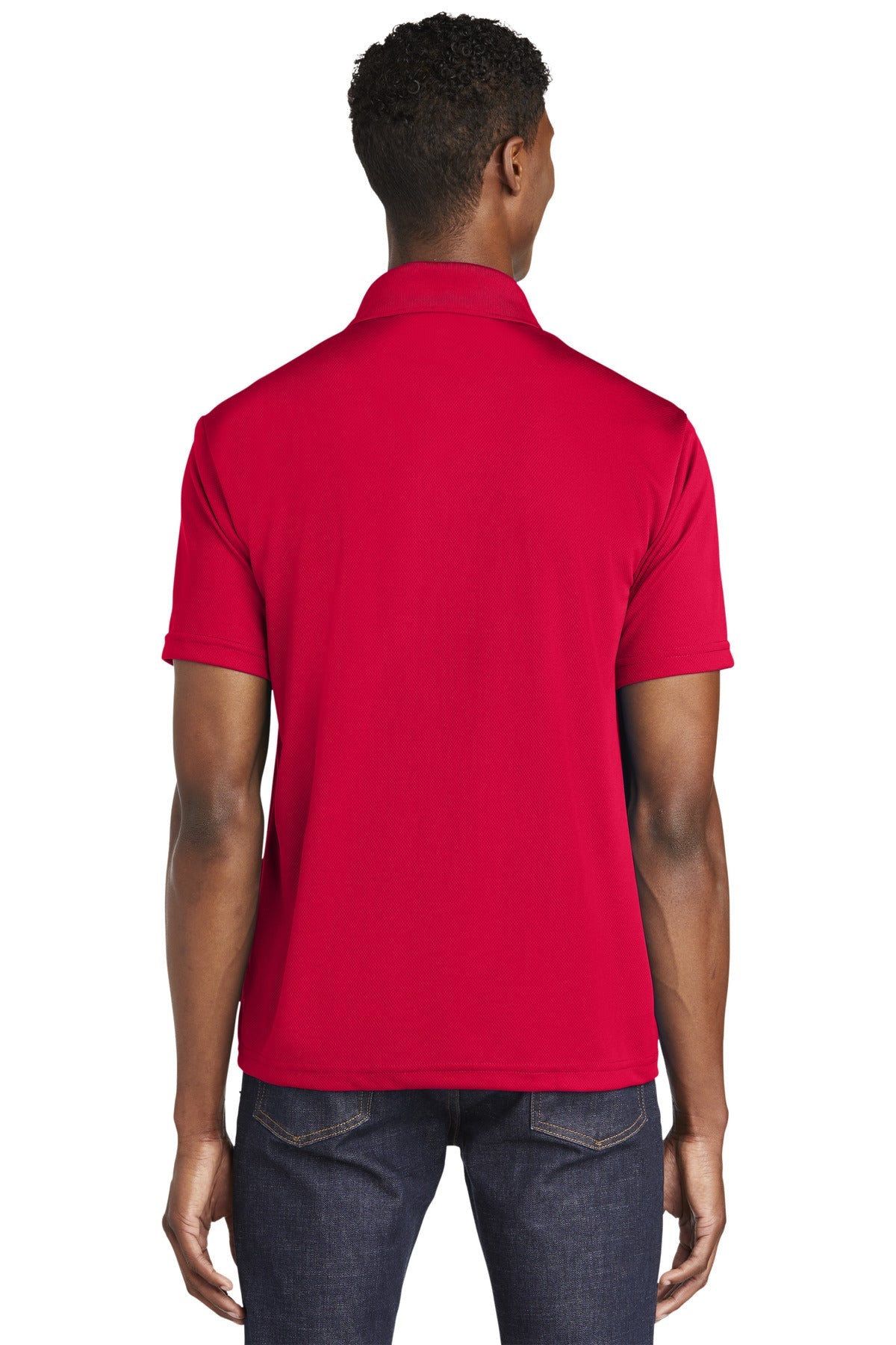 DeepRed Sport-Tek PosiCharge RacerMesh Polo. ST640