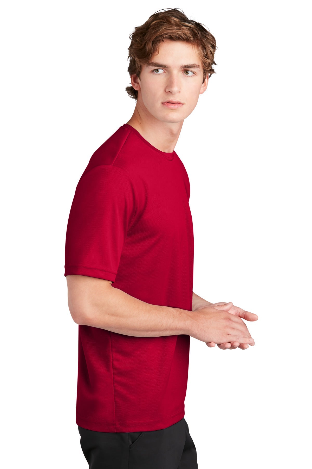 DeepRed Sport-Tek PosiCharge RacerMesh Tee. ST340