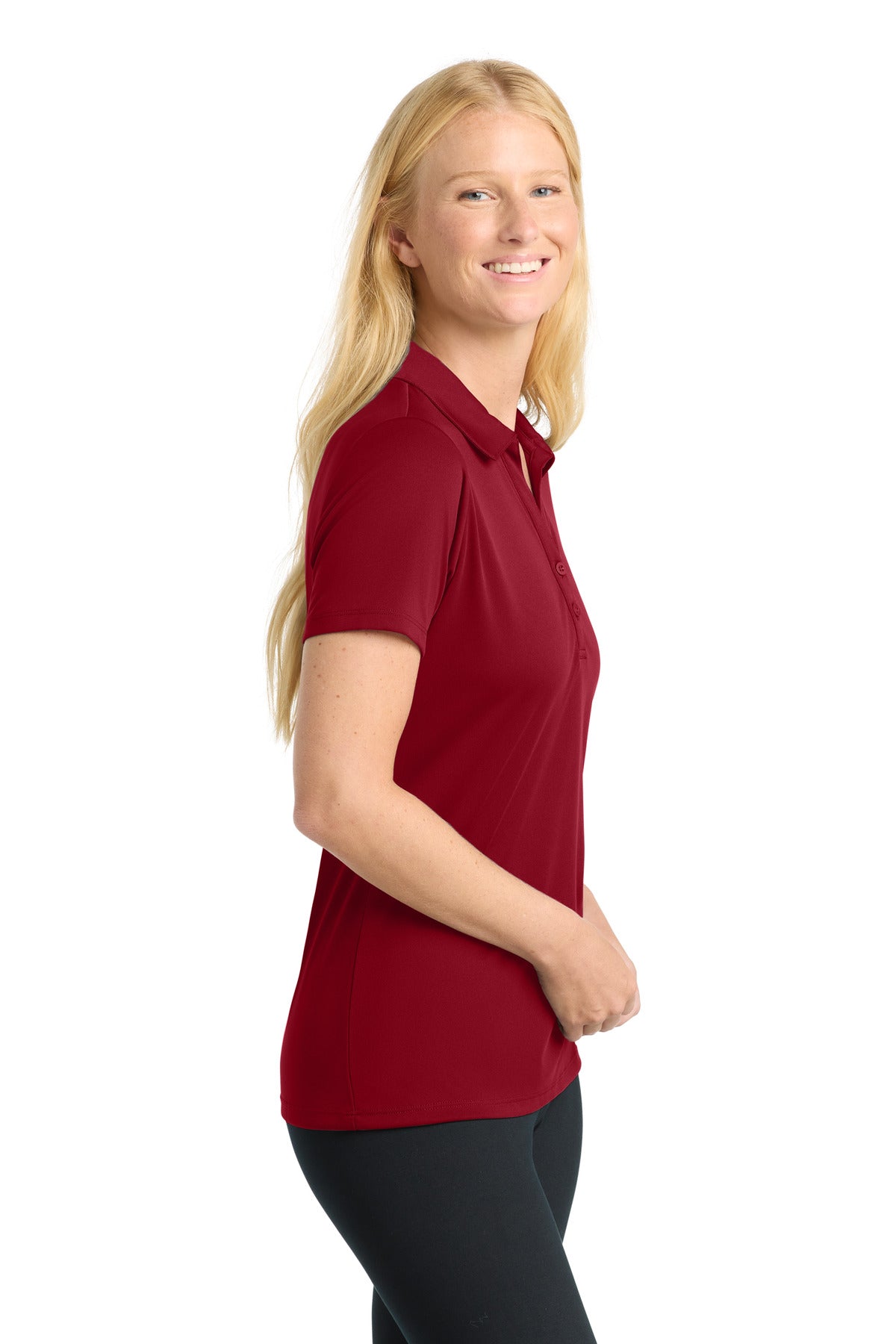 DeepRed Sport-Tek Women's PosiCharge Competitor Polo. LST550