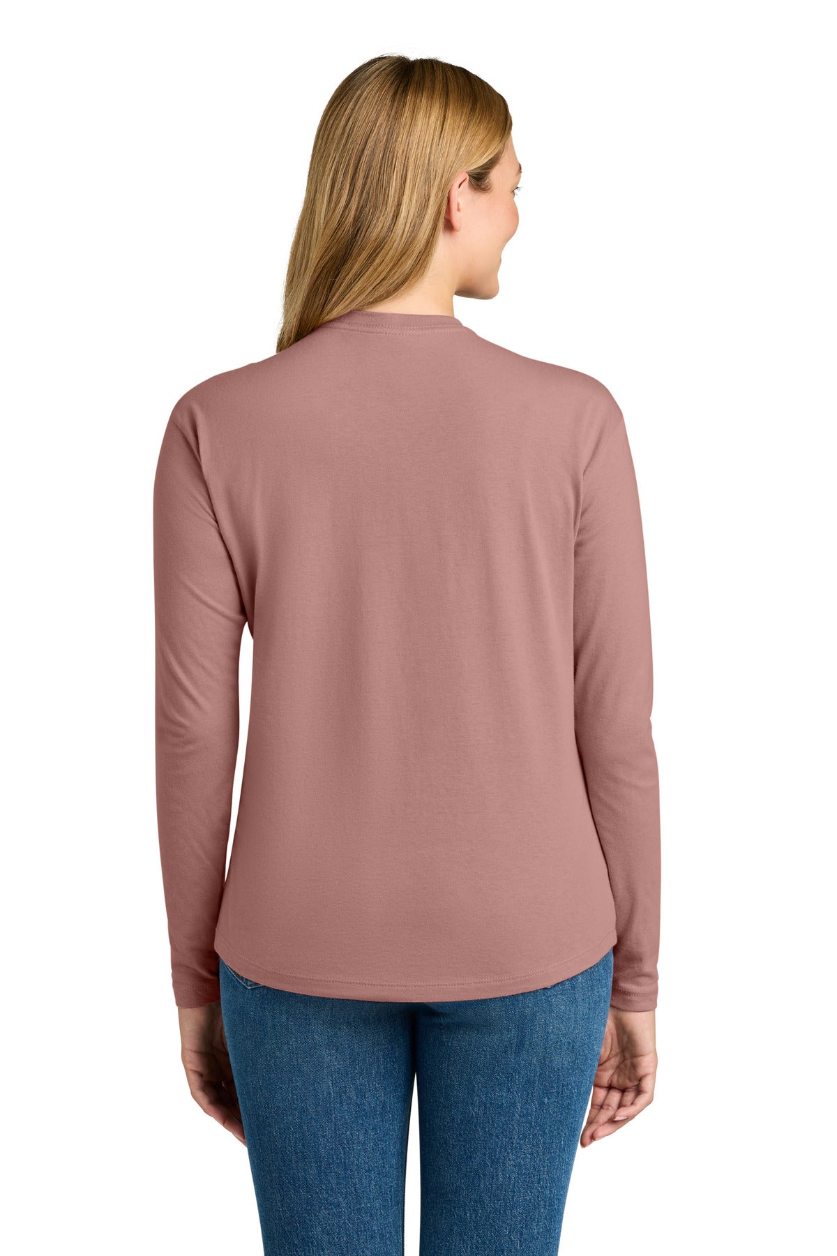 DesertPink Next Level Apparel Women's Cotton Relaxed Long Sleeve Tee NL3911