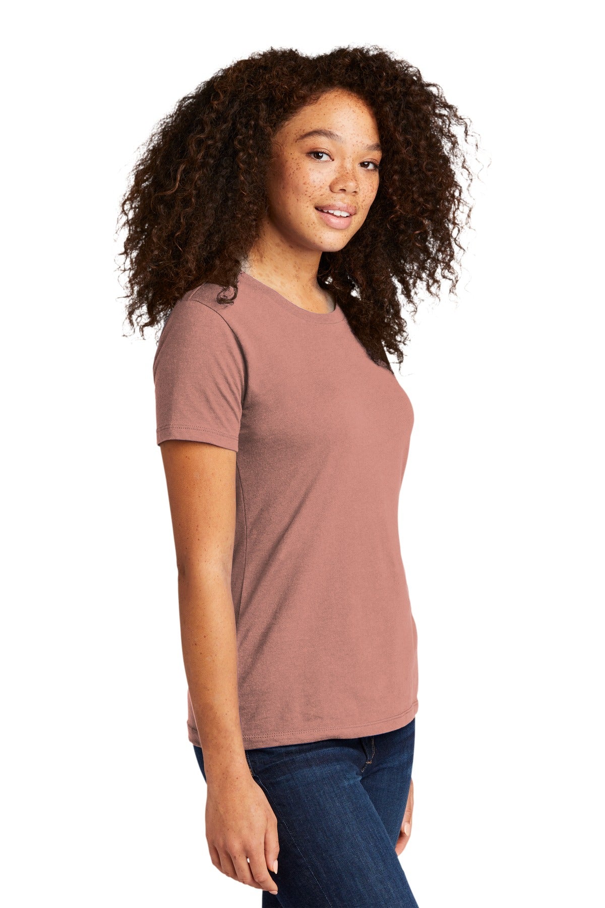 DesertPink Next Level Apparel Women's Cotton Tee. NL3900