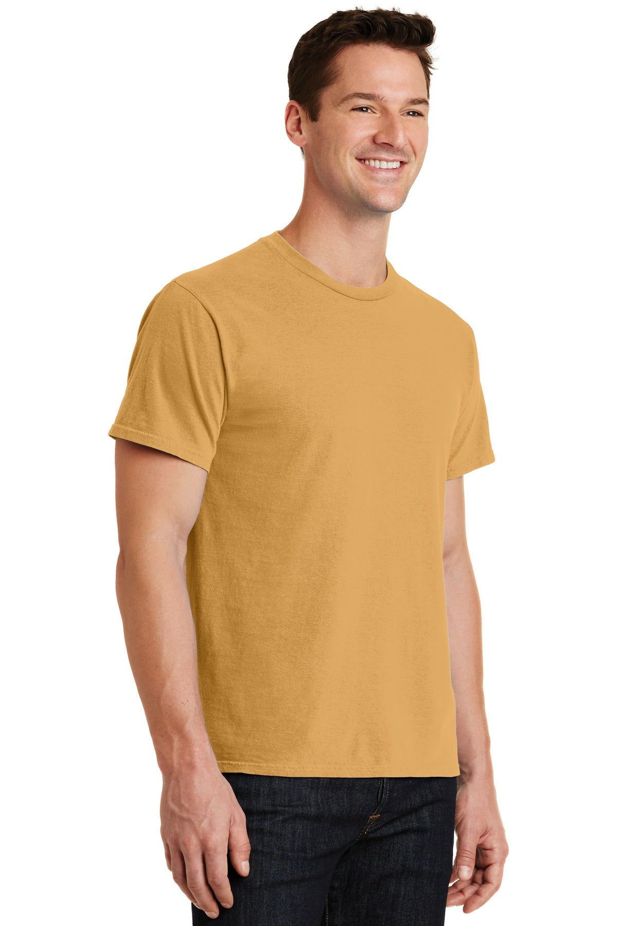 Dijon Port & Co Beach Wash Garment-Dyed Tee. PC099
