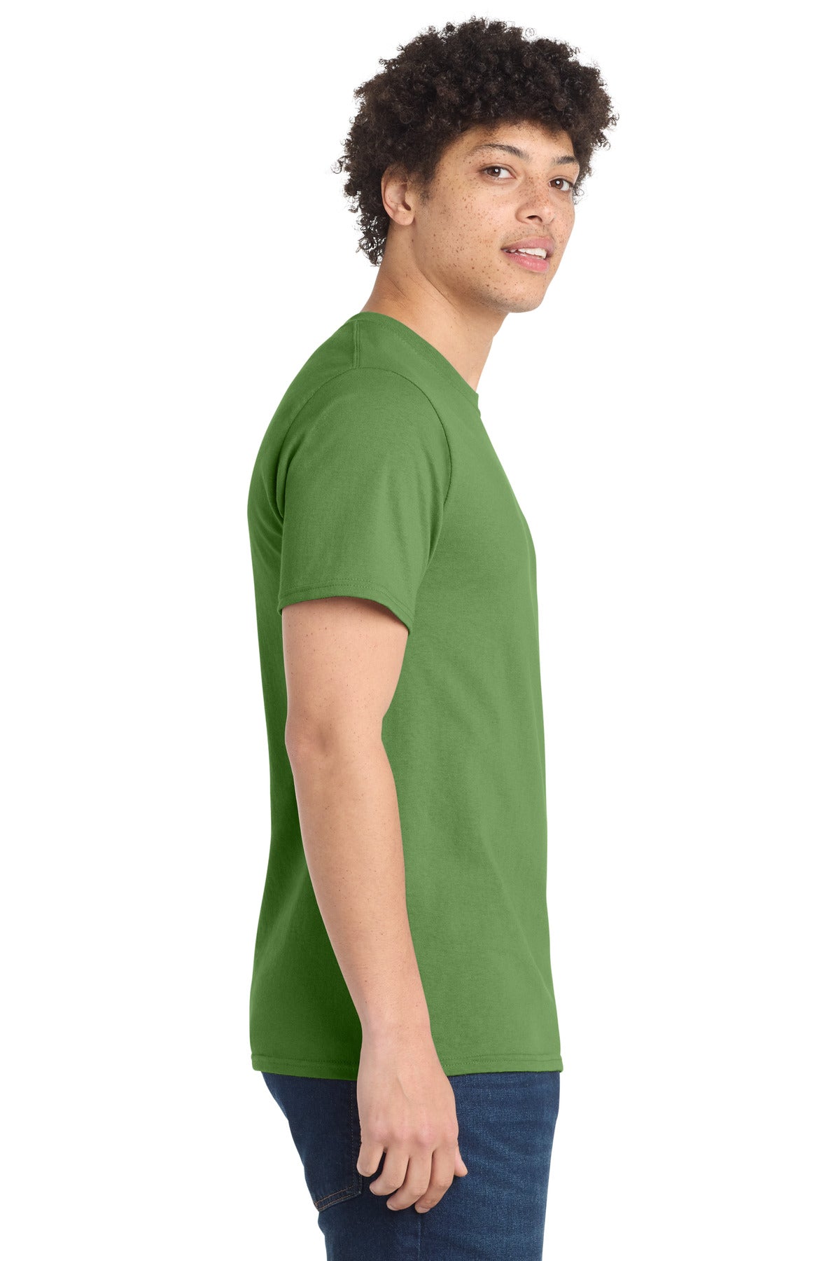 Dill Green Port & Co Tall Essential Tee. PC61T