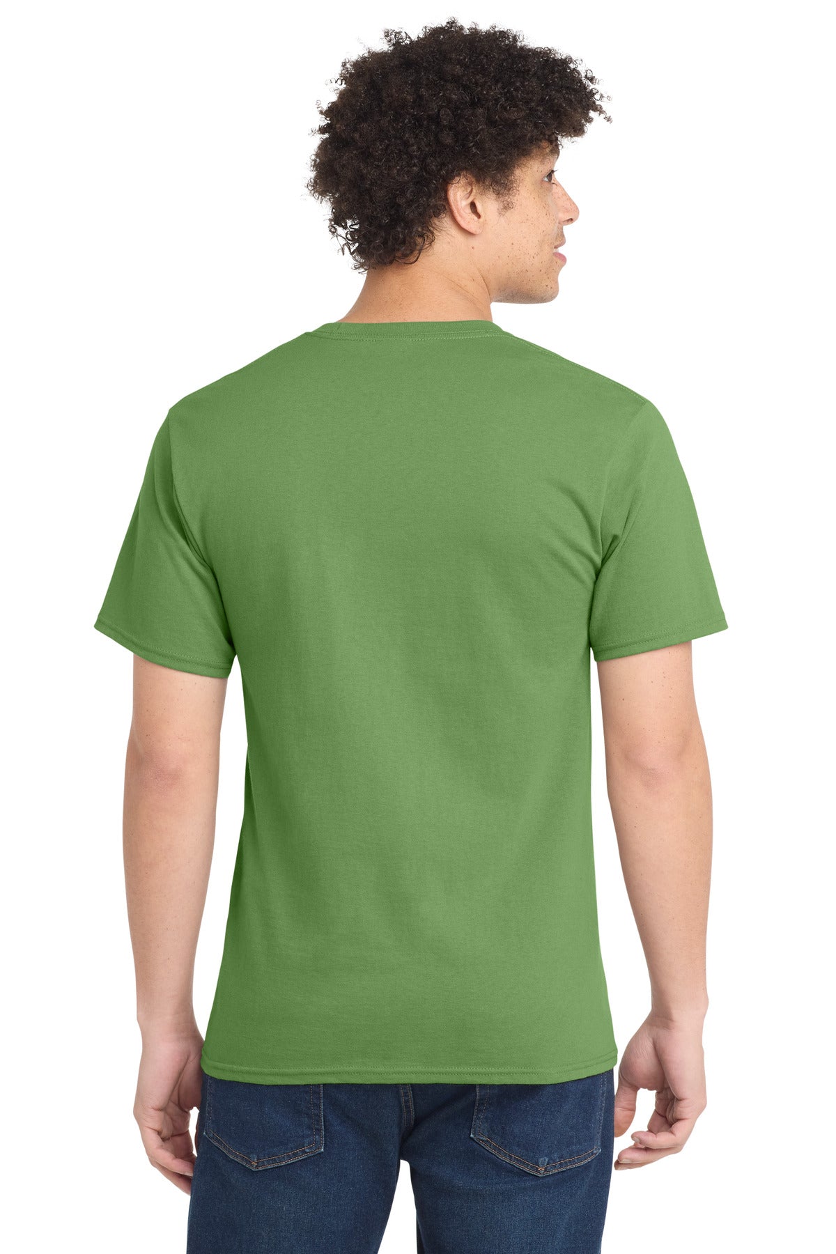 Dill Green Port & Co Tall Essential Tee. PC61T